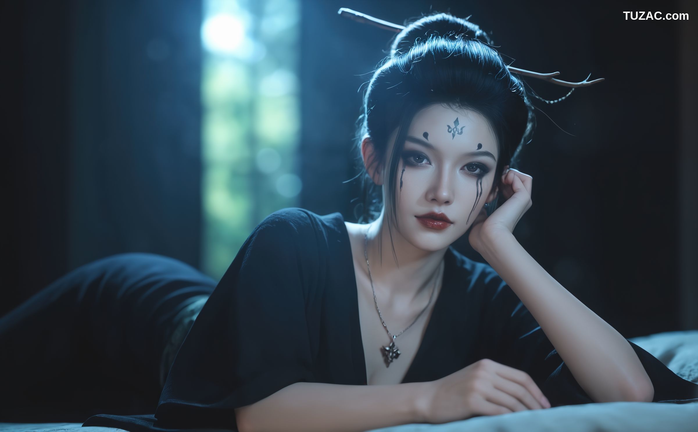 AI美女-18禁-黑神话悟空-四妹-黑纱篇