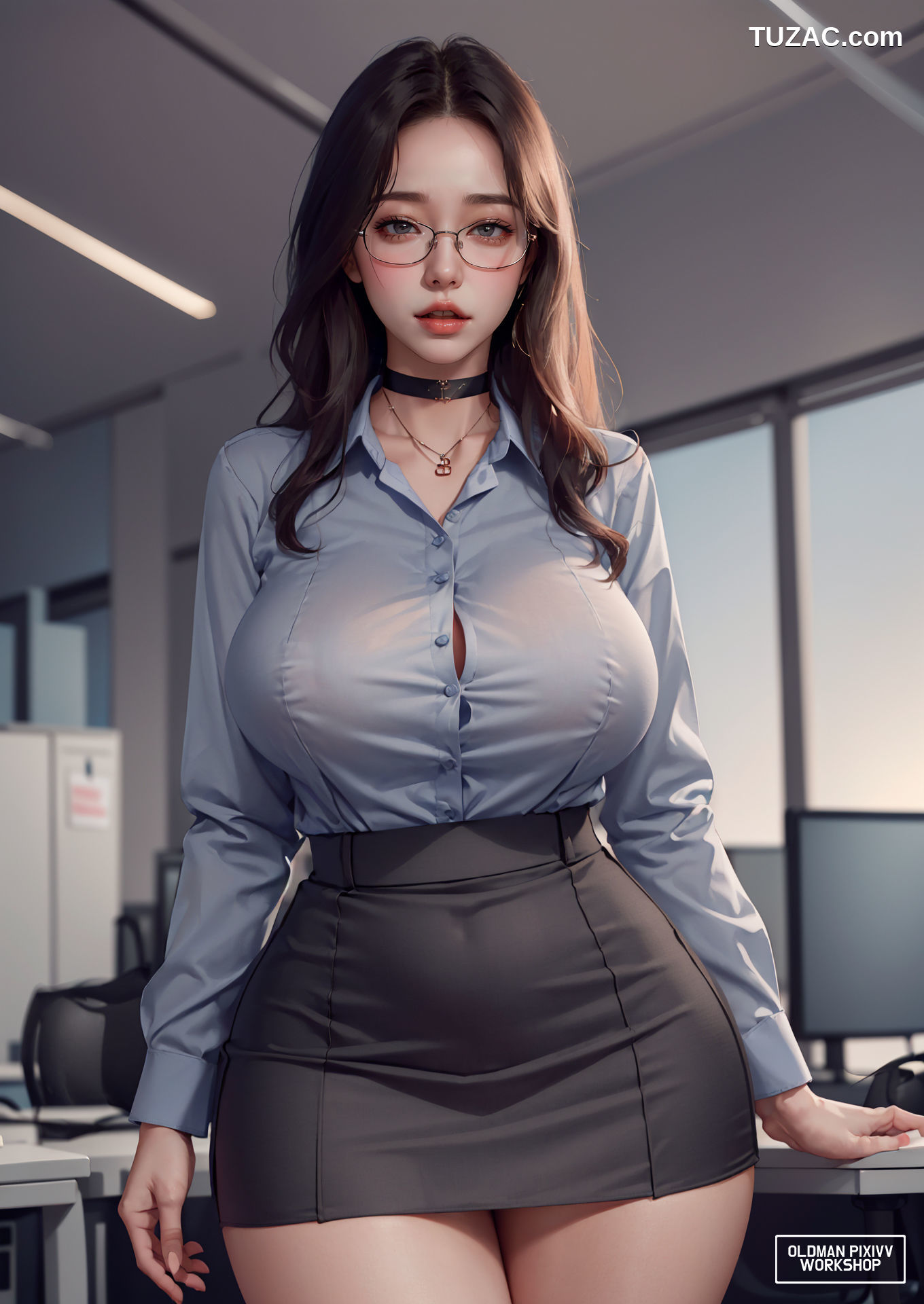 AI美女-办公室-巨乳OL-第1辑