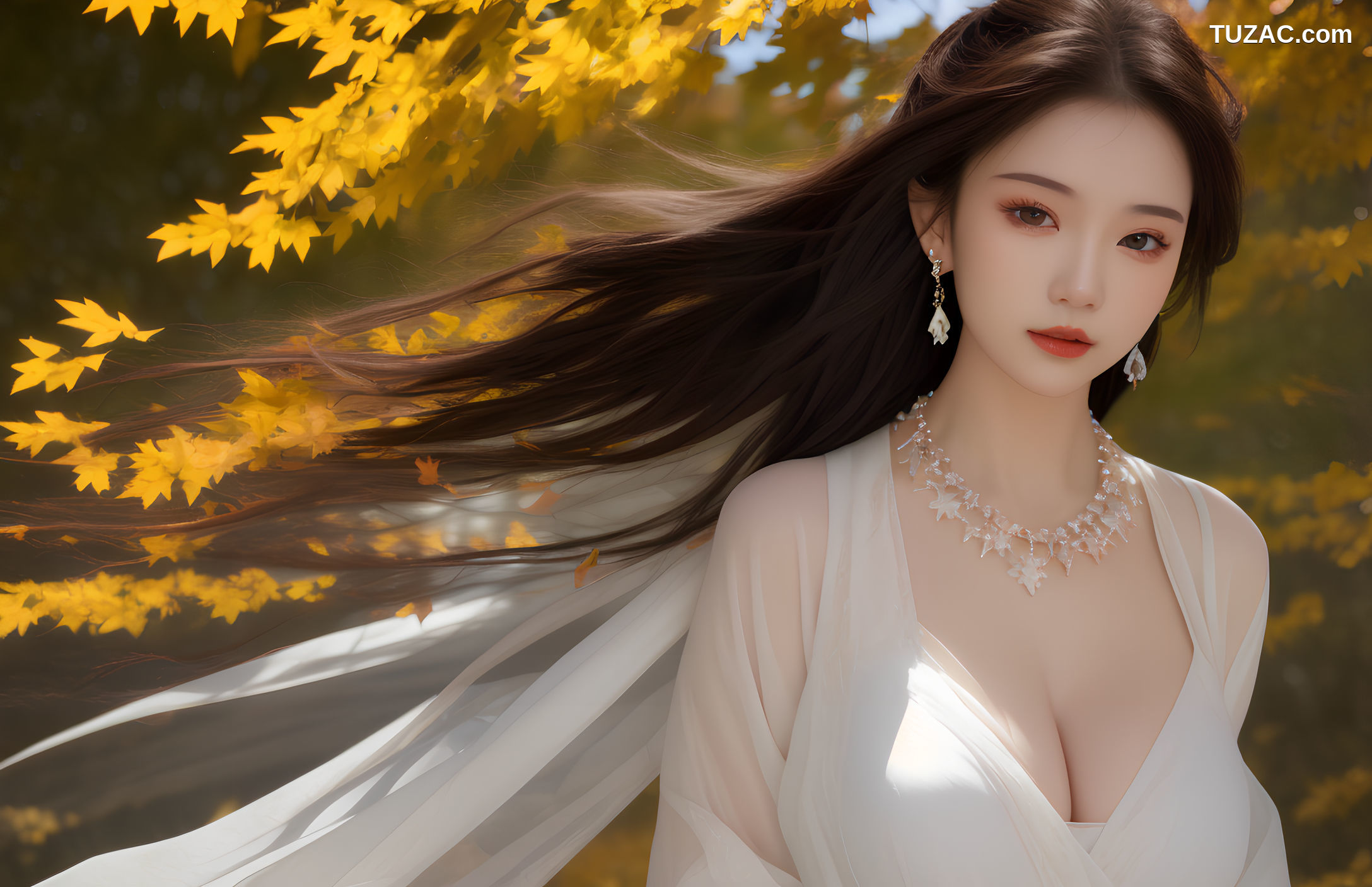 AI美女-女神秋意浓