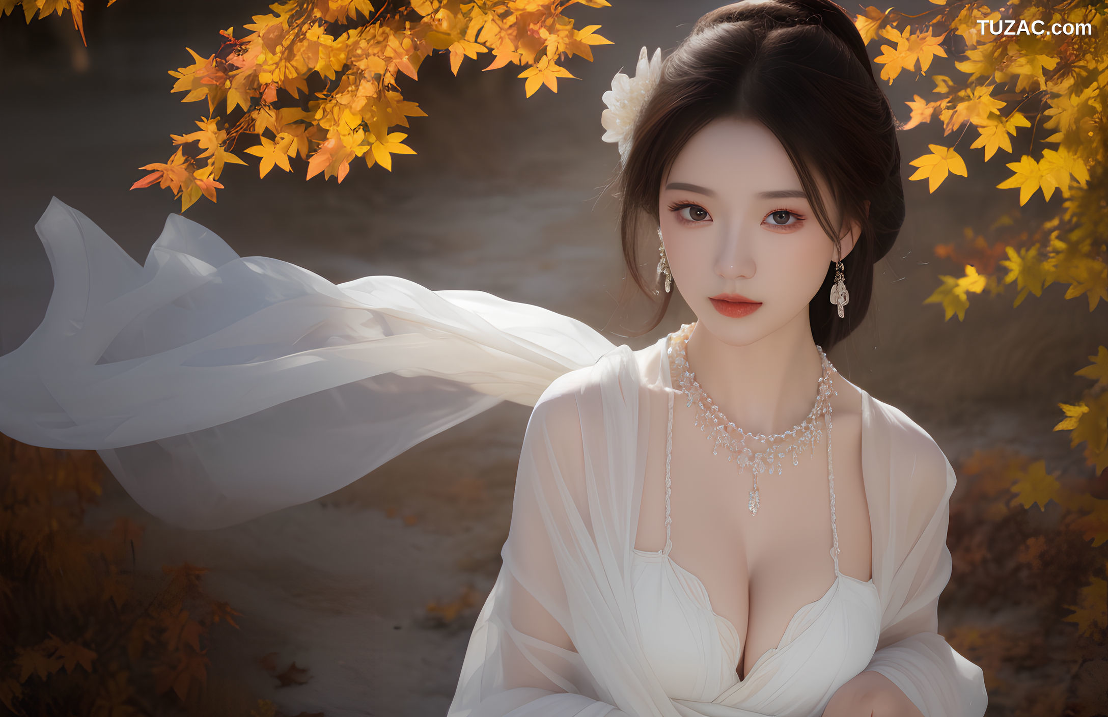 AI美女-女神秋意浓
