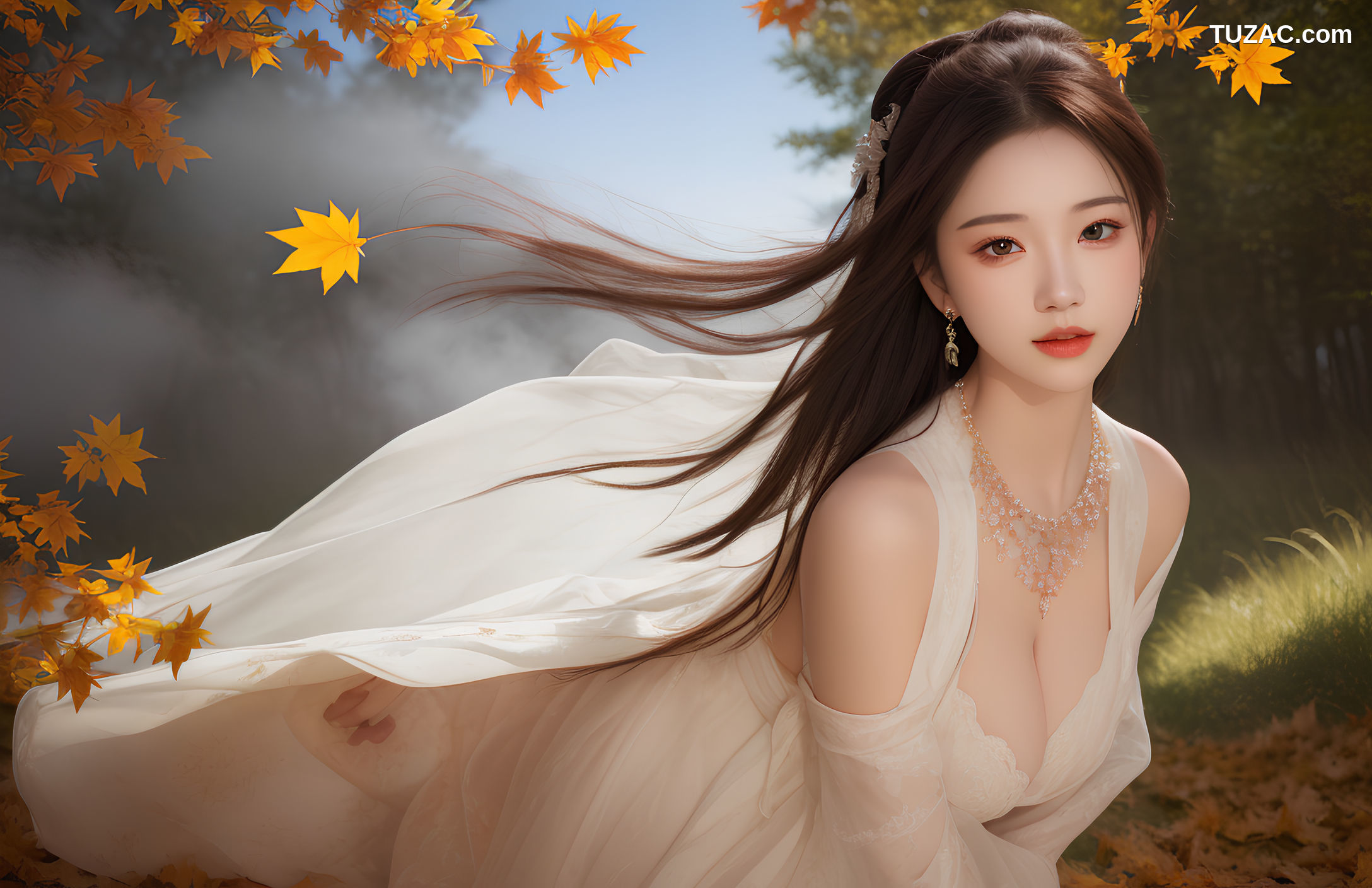 AI美女-女神秋意浓
