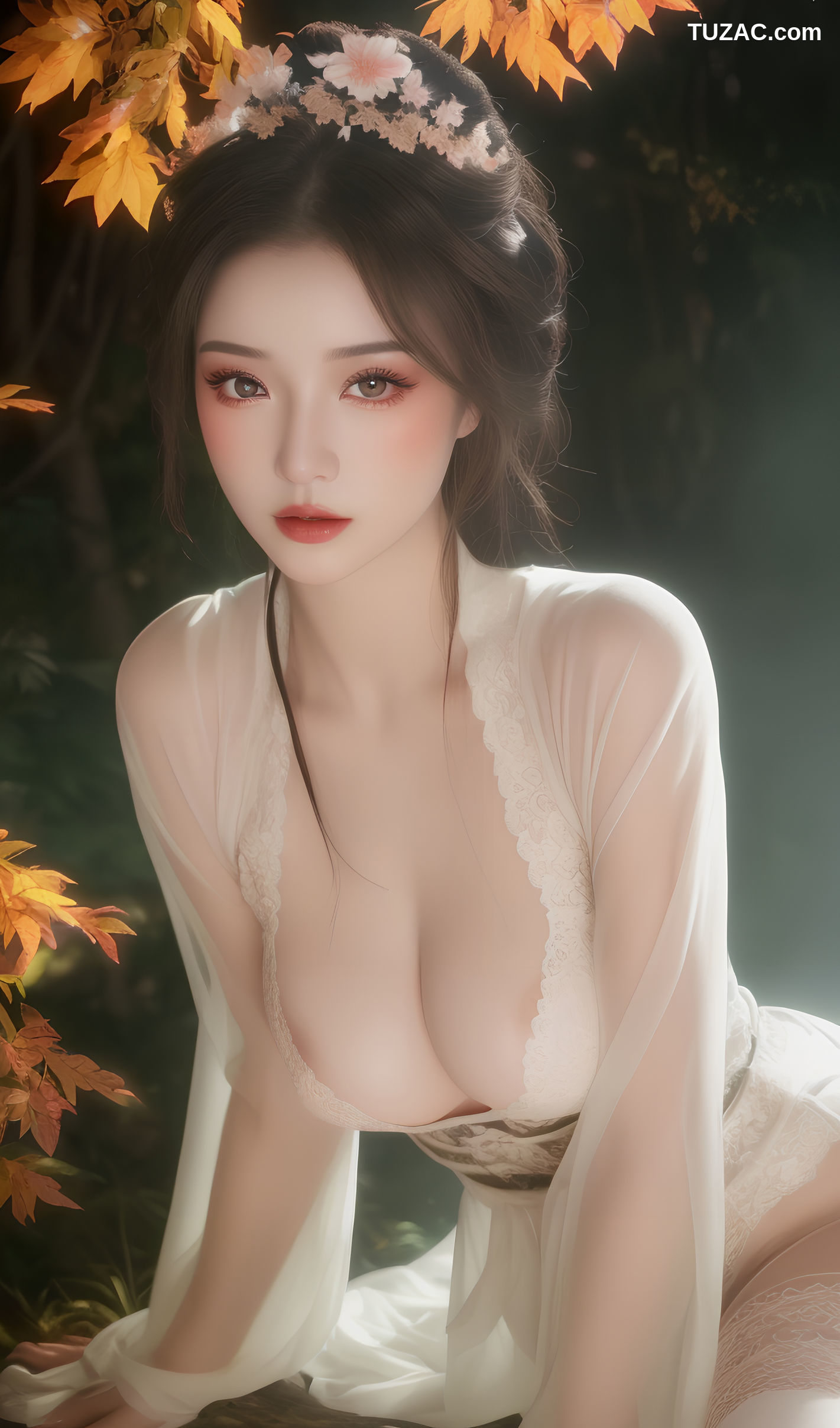 AI美女-女神秋意浓