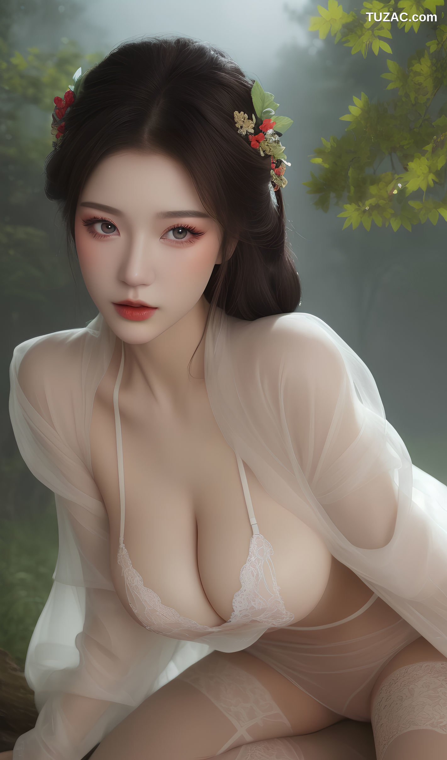 AI美女-女神秋意浓