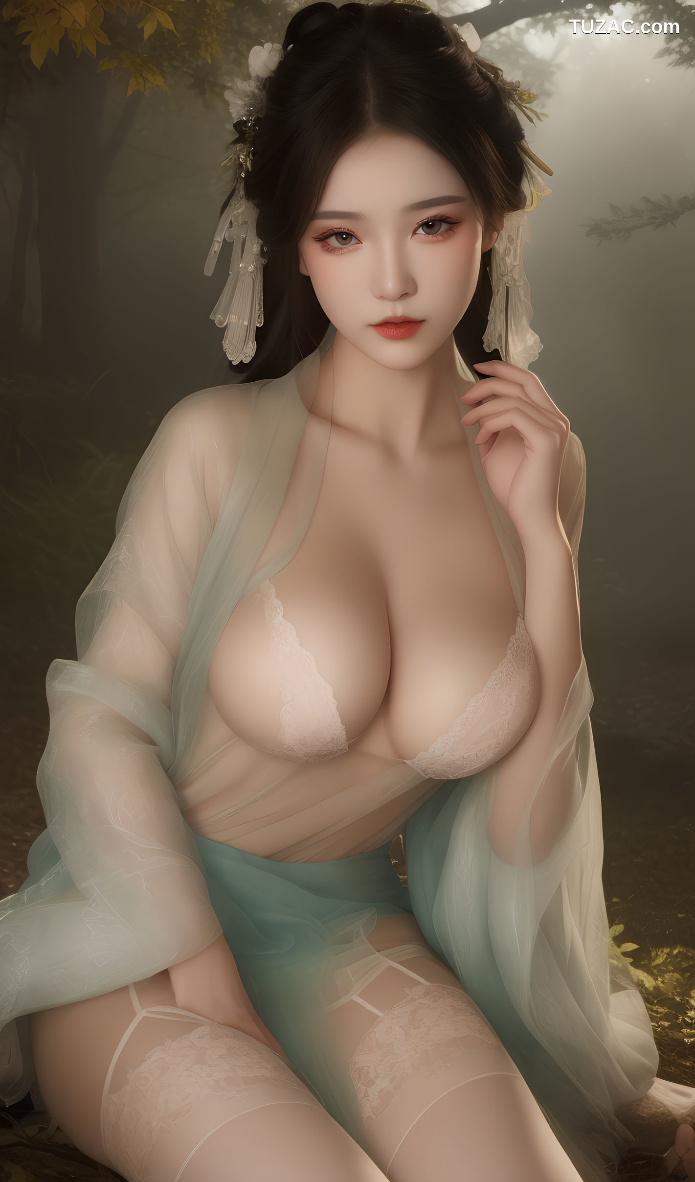 AI美女-女神秋意浓