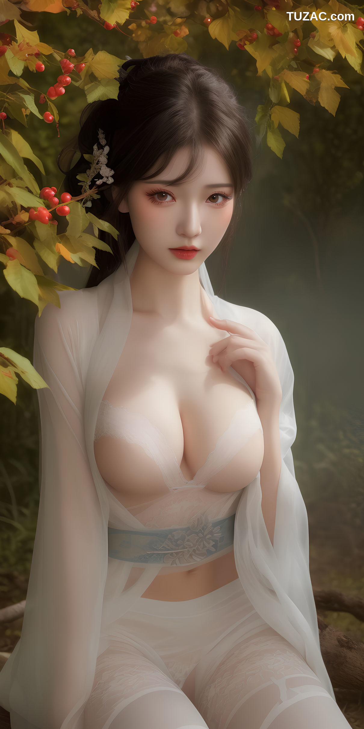 AI美女-女神秋意浓