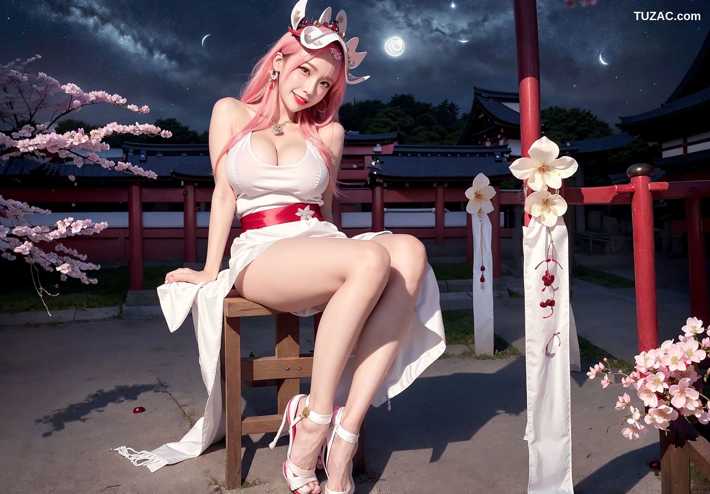 AI美女-拟实-八重神子-Yae-Miko-纯净版