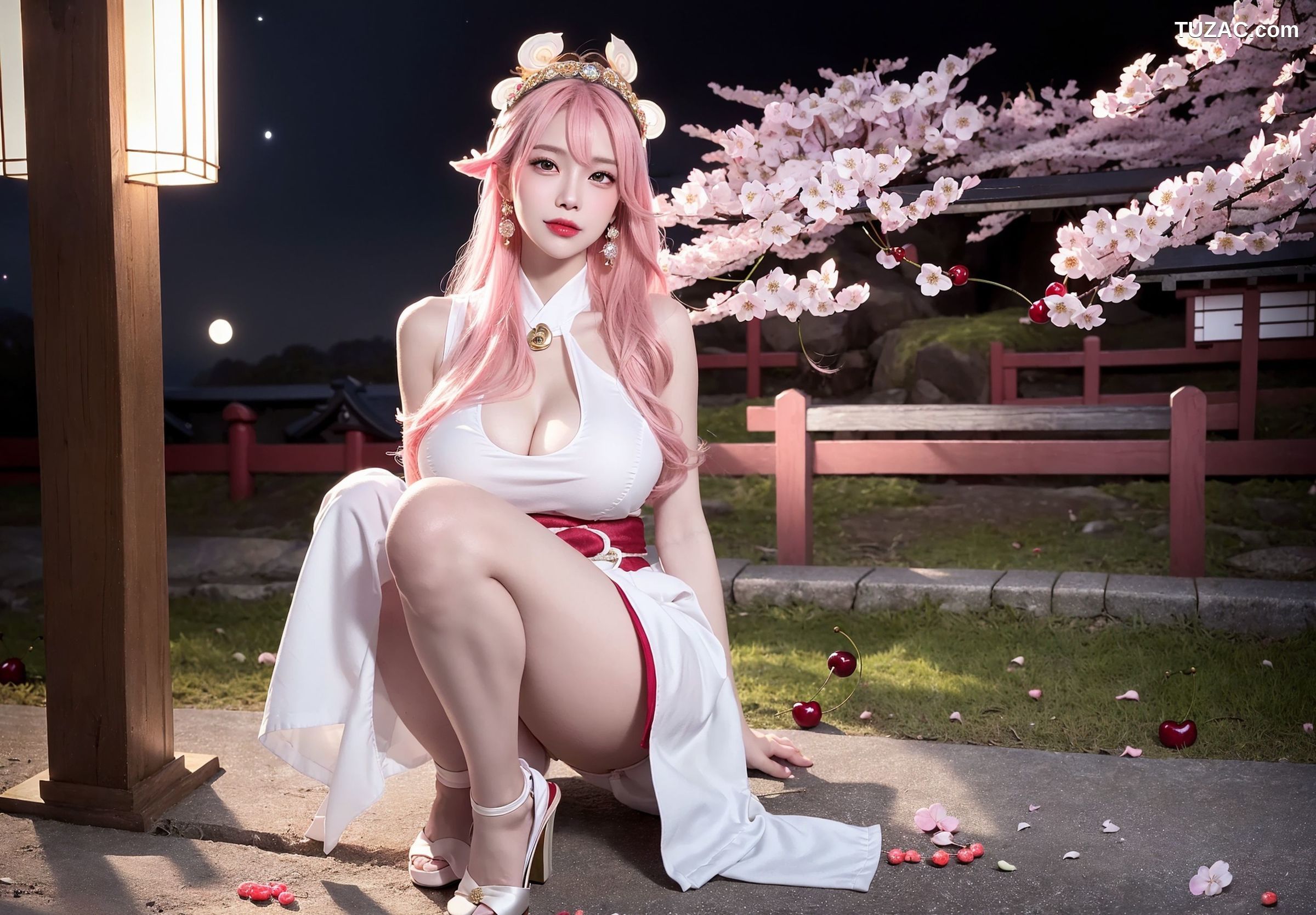 AI美女-拟实-八重神子-Yae-Miko-纯净版