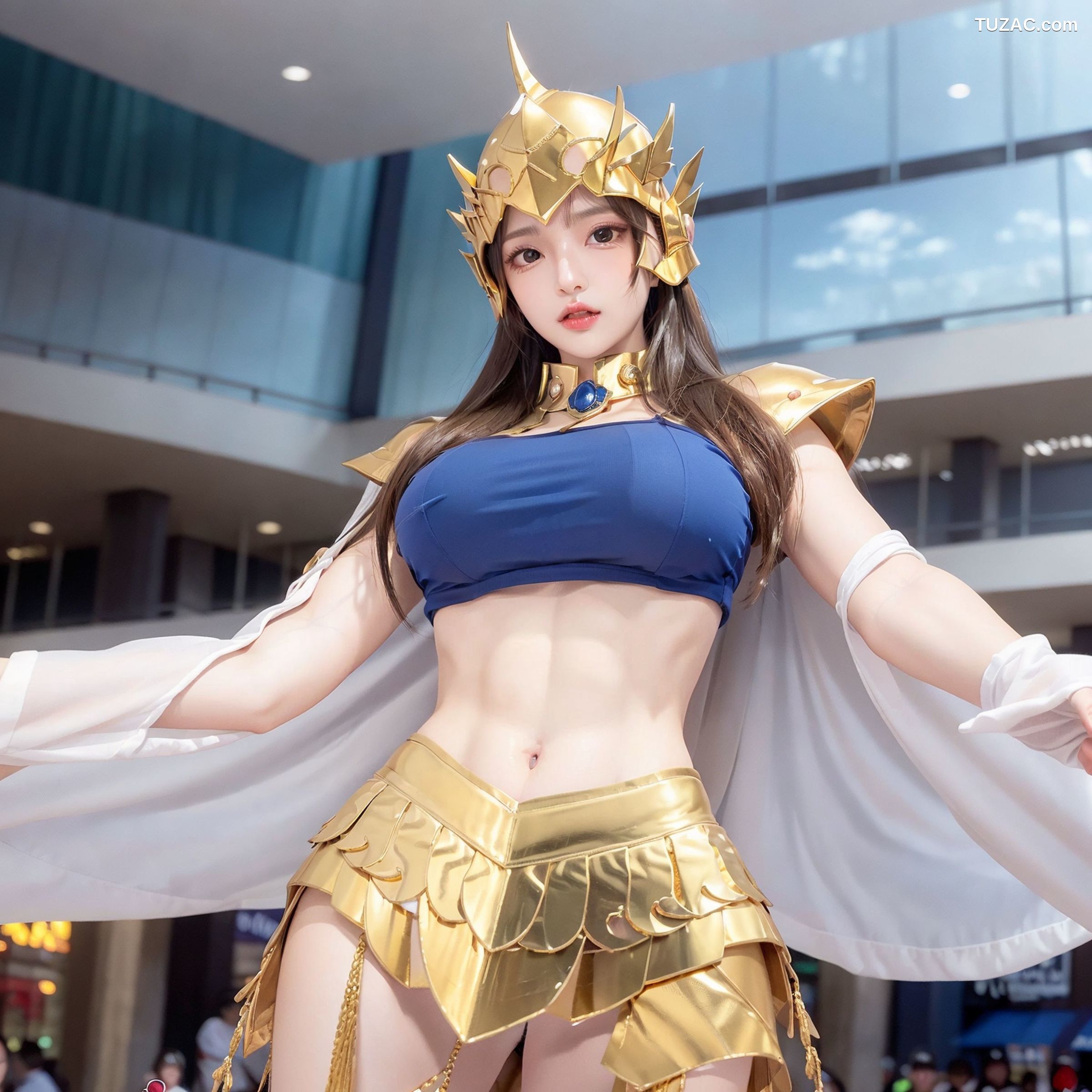 AI美女-拟实-圣斗士的雅典娜女神