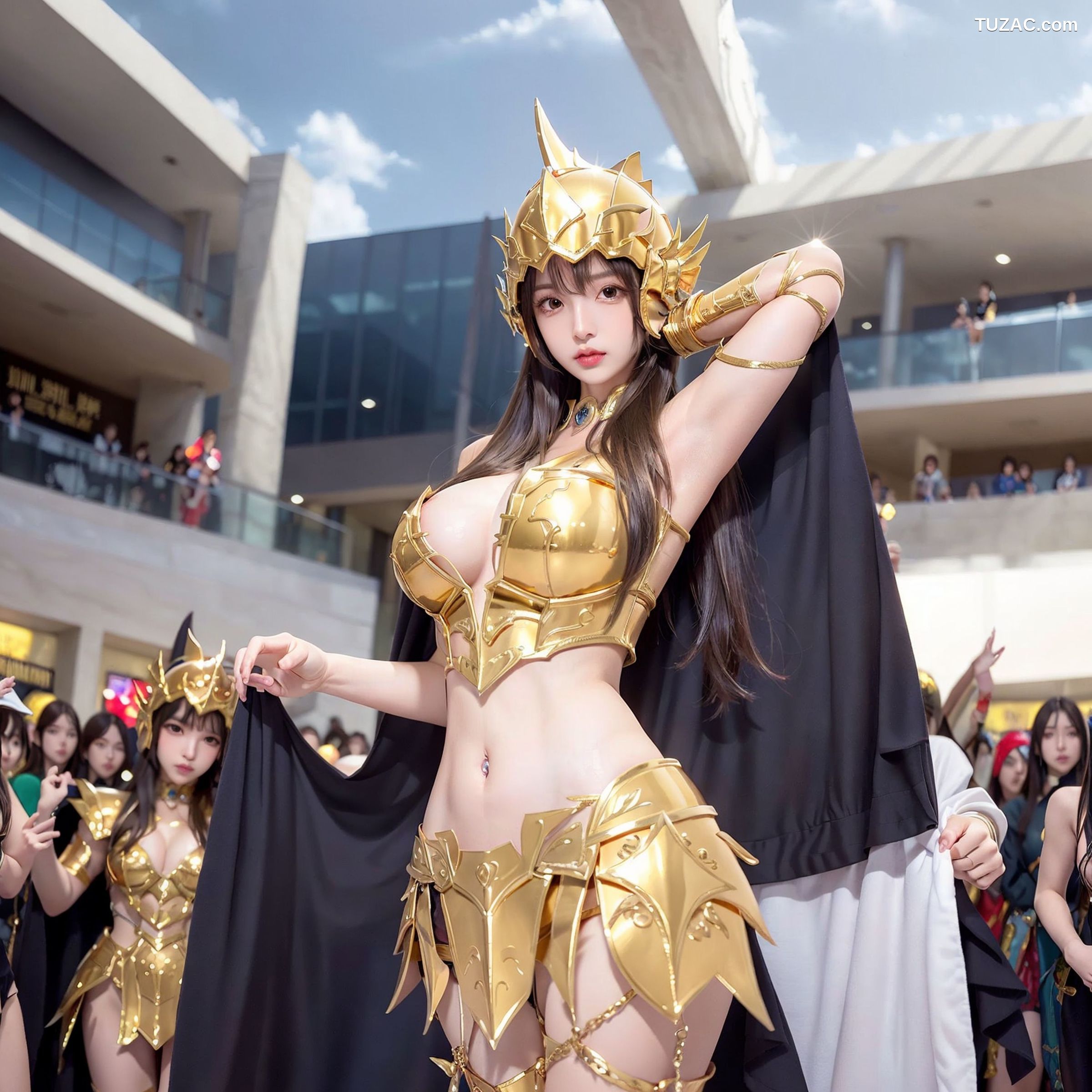 AI美女-拟实-圣斗士的雅典娜女神