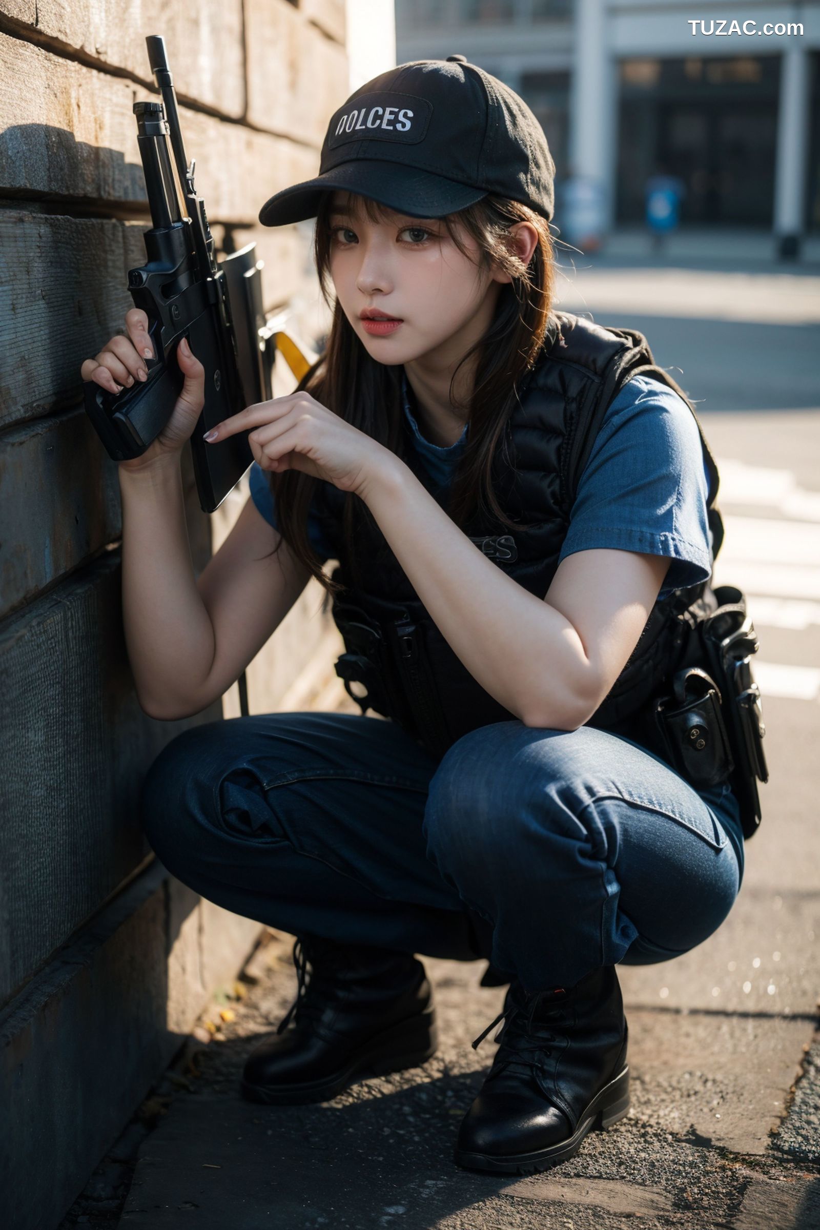 AI美女-拟实-女特警-纯净版