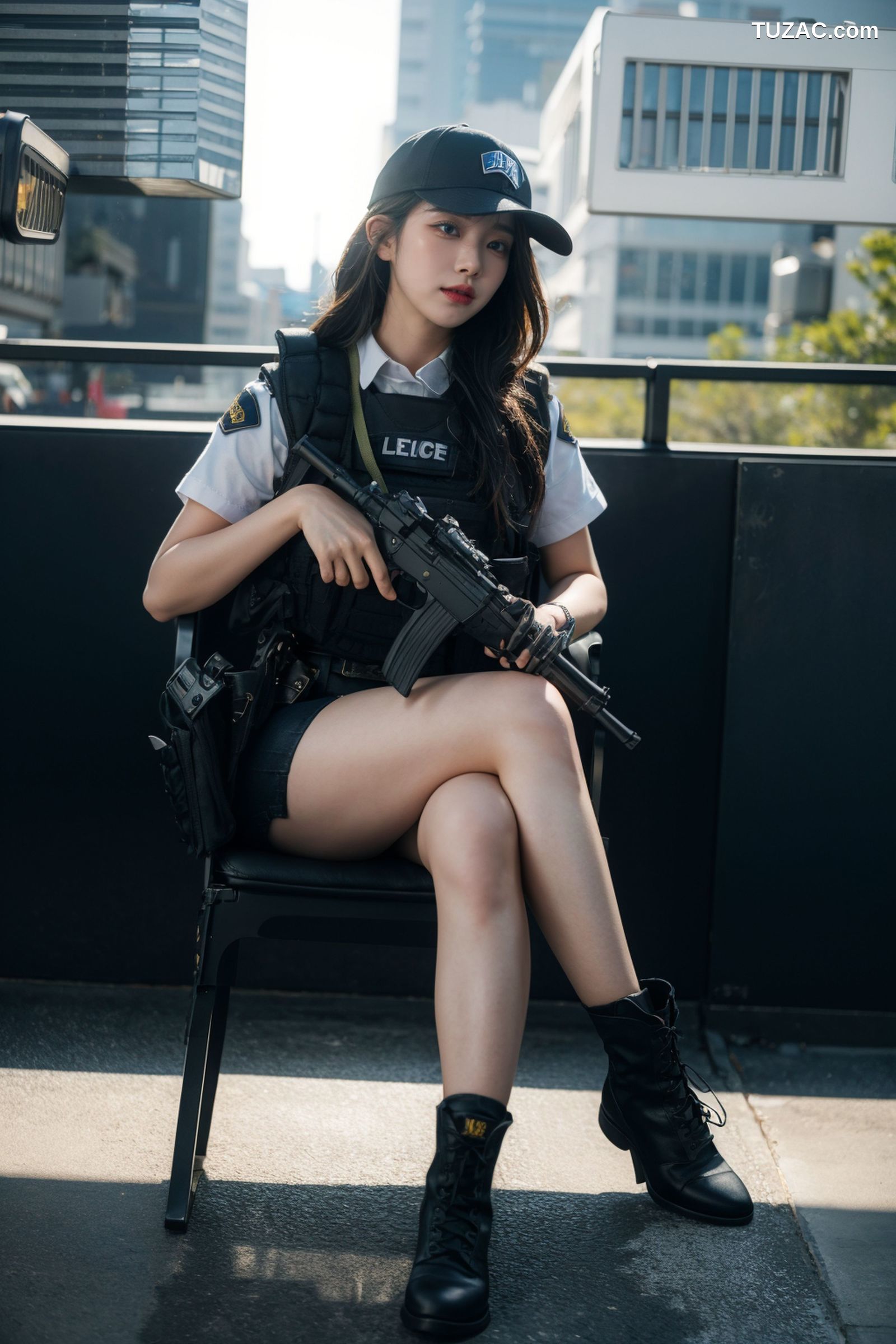 AI美女-拟实-女特警-纯净版