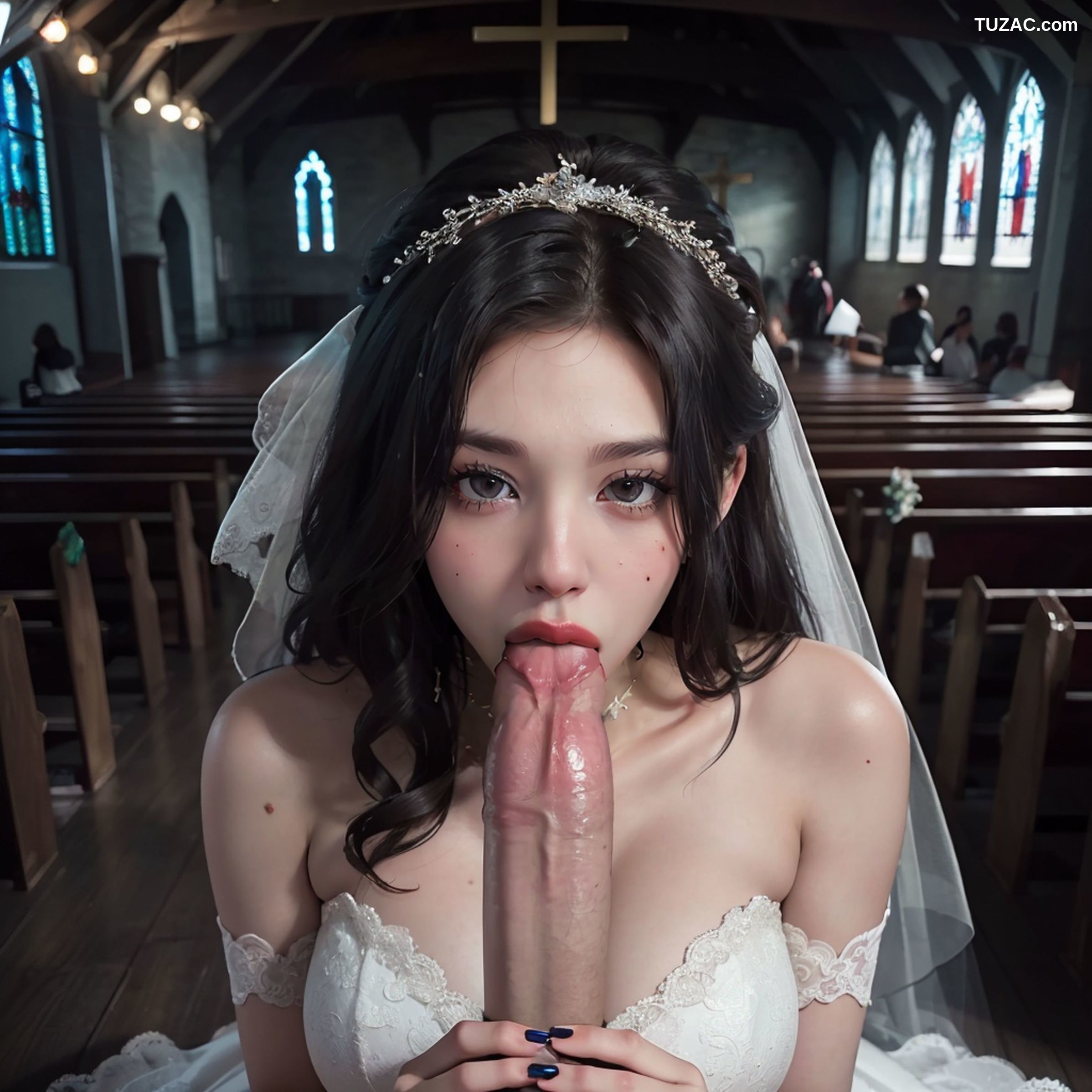 AI美女-教堂淫乱婚礼-Wedding-口交篇-18禁