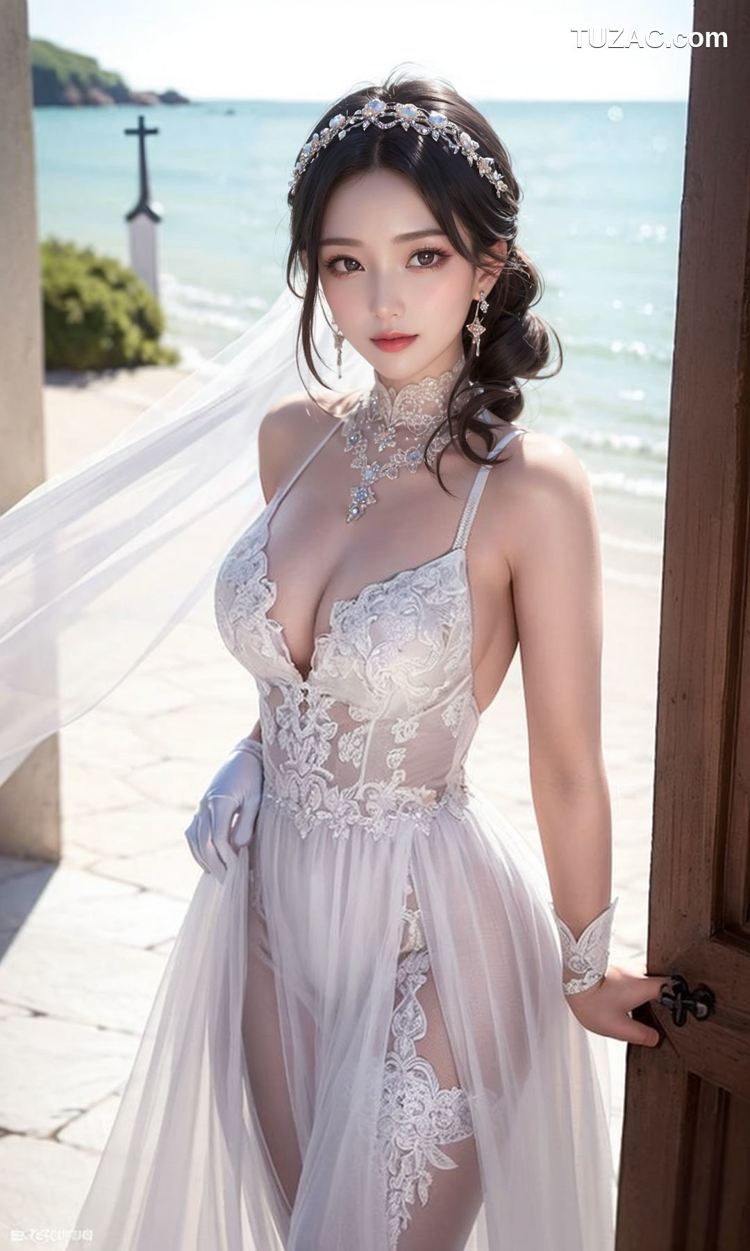 AI美女-白色婚纱-纯净版
