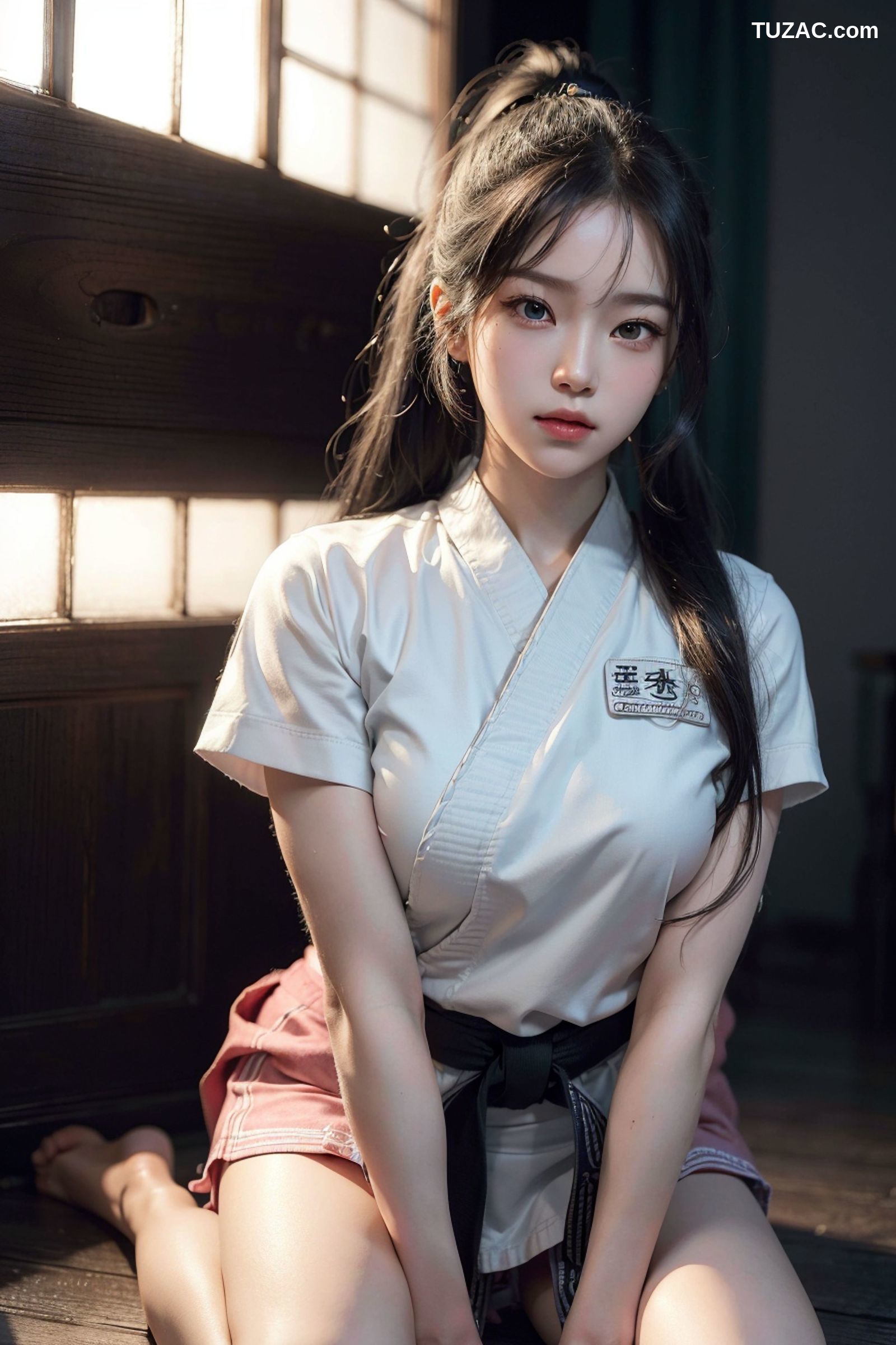 AI美女-空手道女孩-Karate-Girl-白衣蓝带黑带篇-18禁