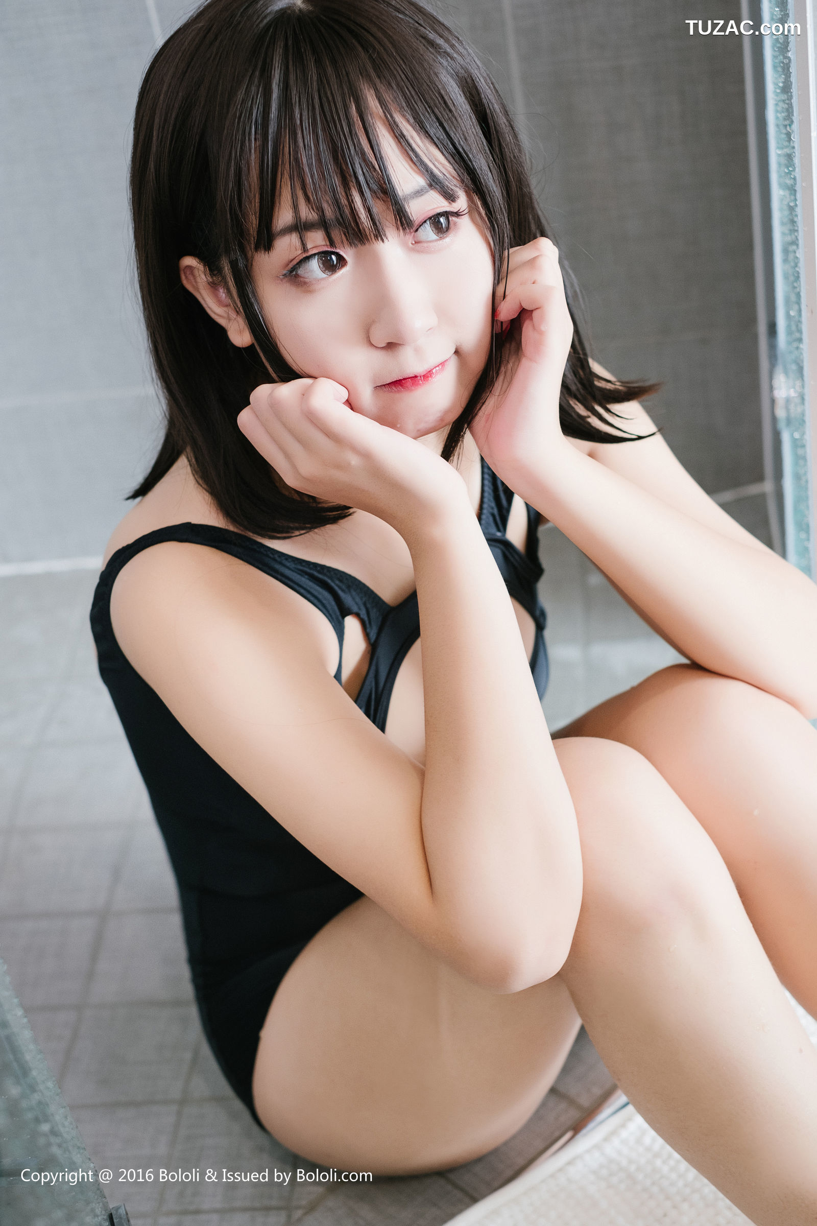 BoLoli波萝社-Vol.115-猫九酱Sakura-学生短装浴室湿身