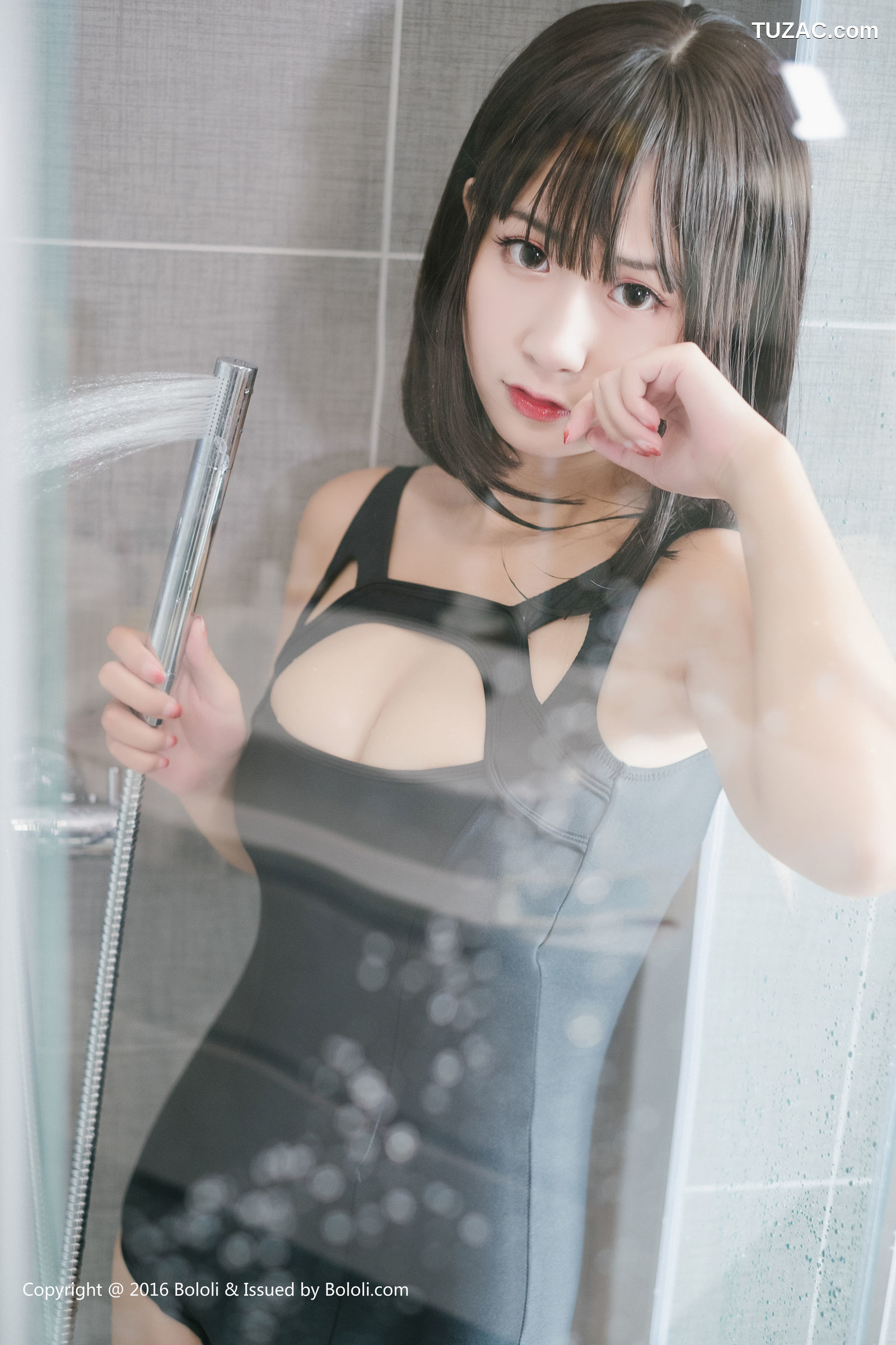 BoLoli波萝社-Vol.115-猫九酱Sakura-学生短装浴室湿身
