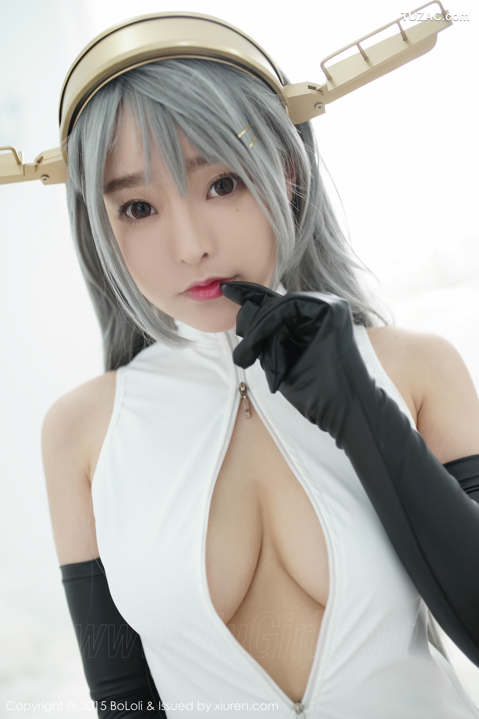 BoLoli波萝社-vol.034-柳侑绮sevenbaby-舰娘collection榛名cos-开胸泳衣版