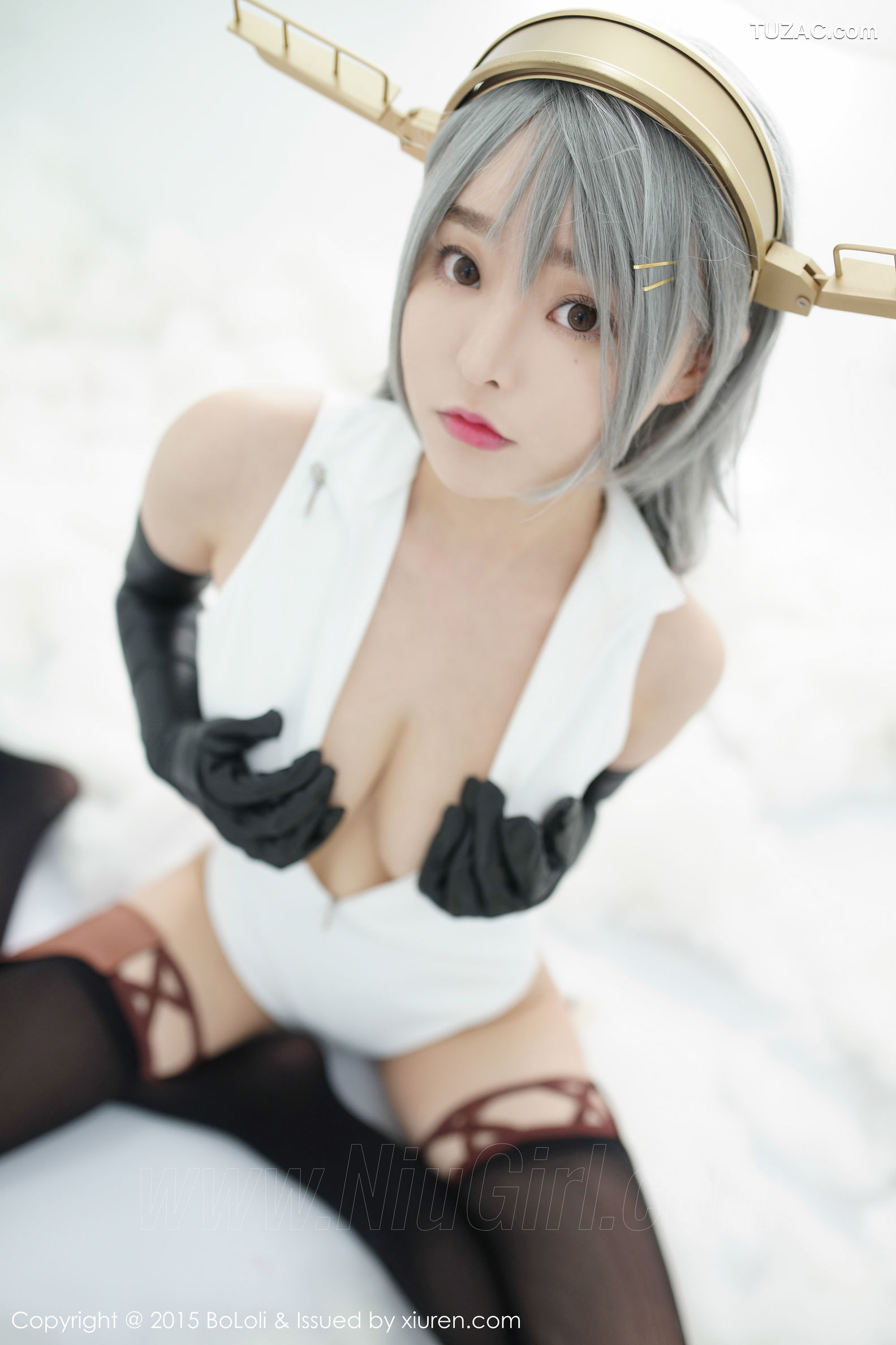 BoLoli波萝社-vol.034-柳侑绮sevenbaby-舰娘collection榛名cos-开胸泳衣版