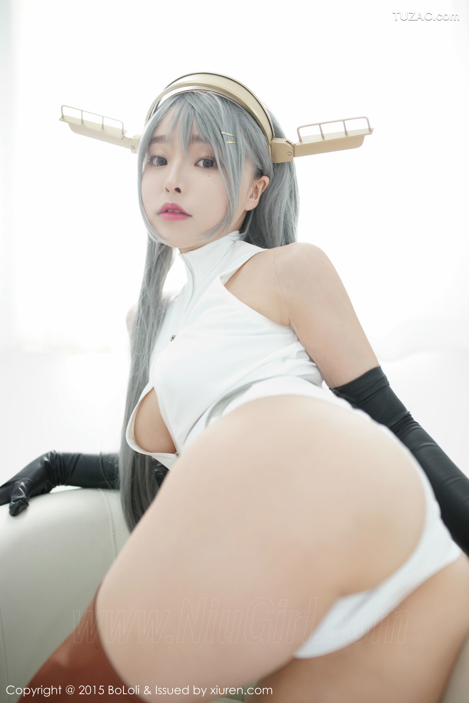 BoLoli波萝社-vol.034-柳侑绮sevenbaby-舰娘collection榛名cos-开胸泳衣版