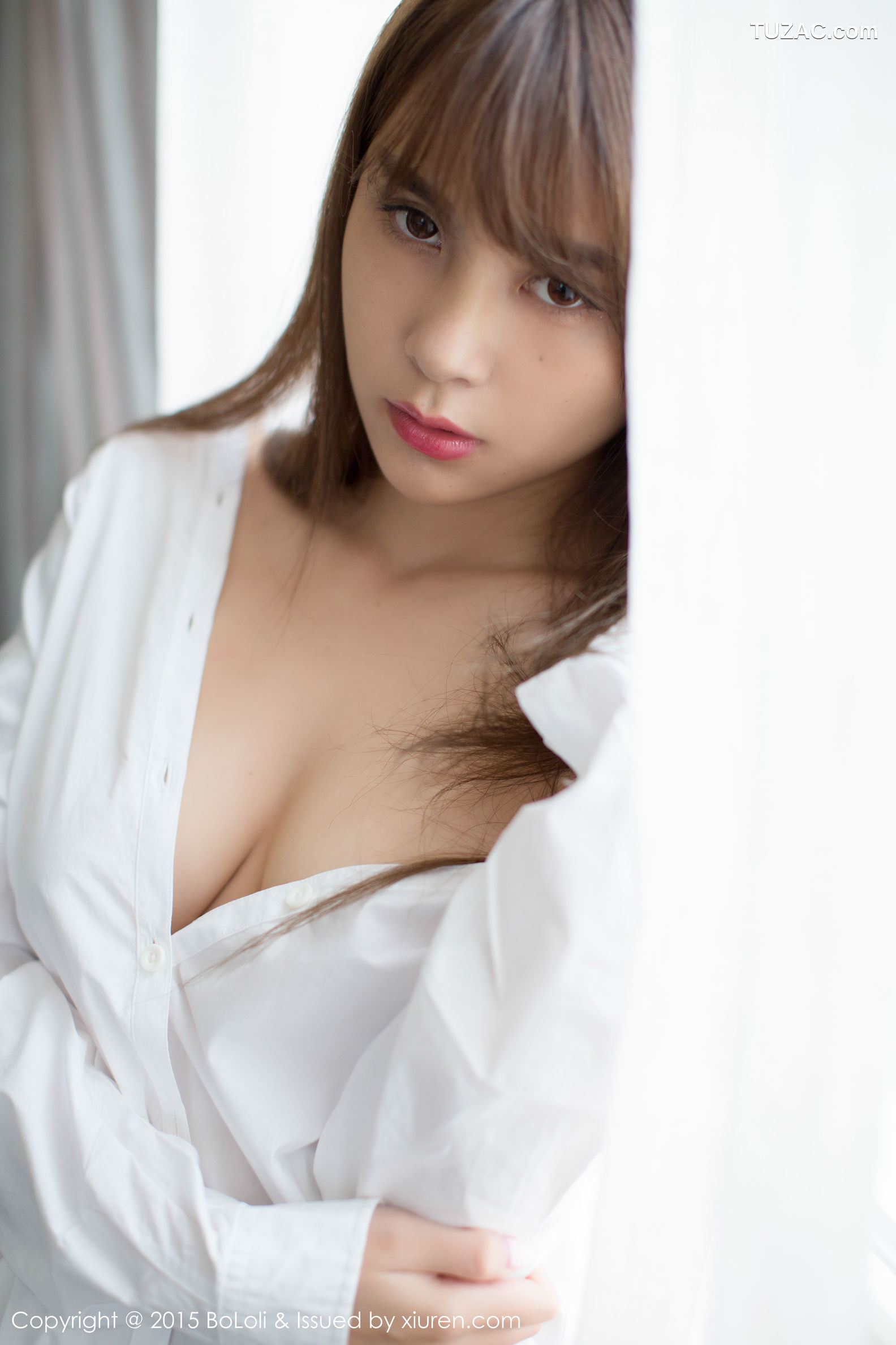 BoLoli波萝社-vol.063-夏美酱-性感内衣-白衬衫