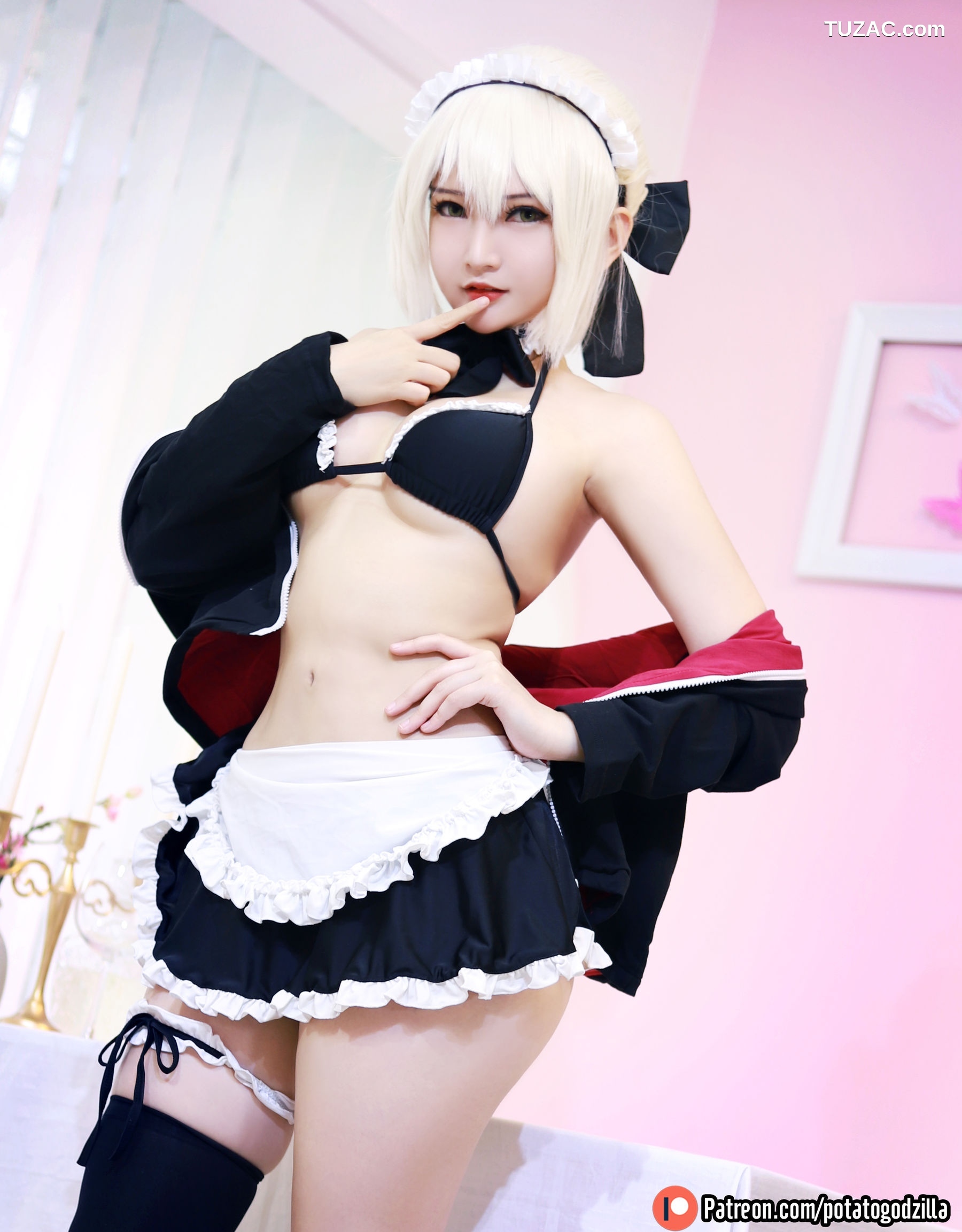 Potato-Godzilla-Saber-女仆装