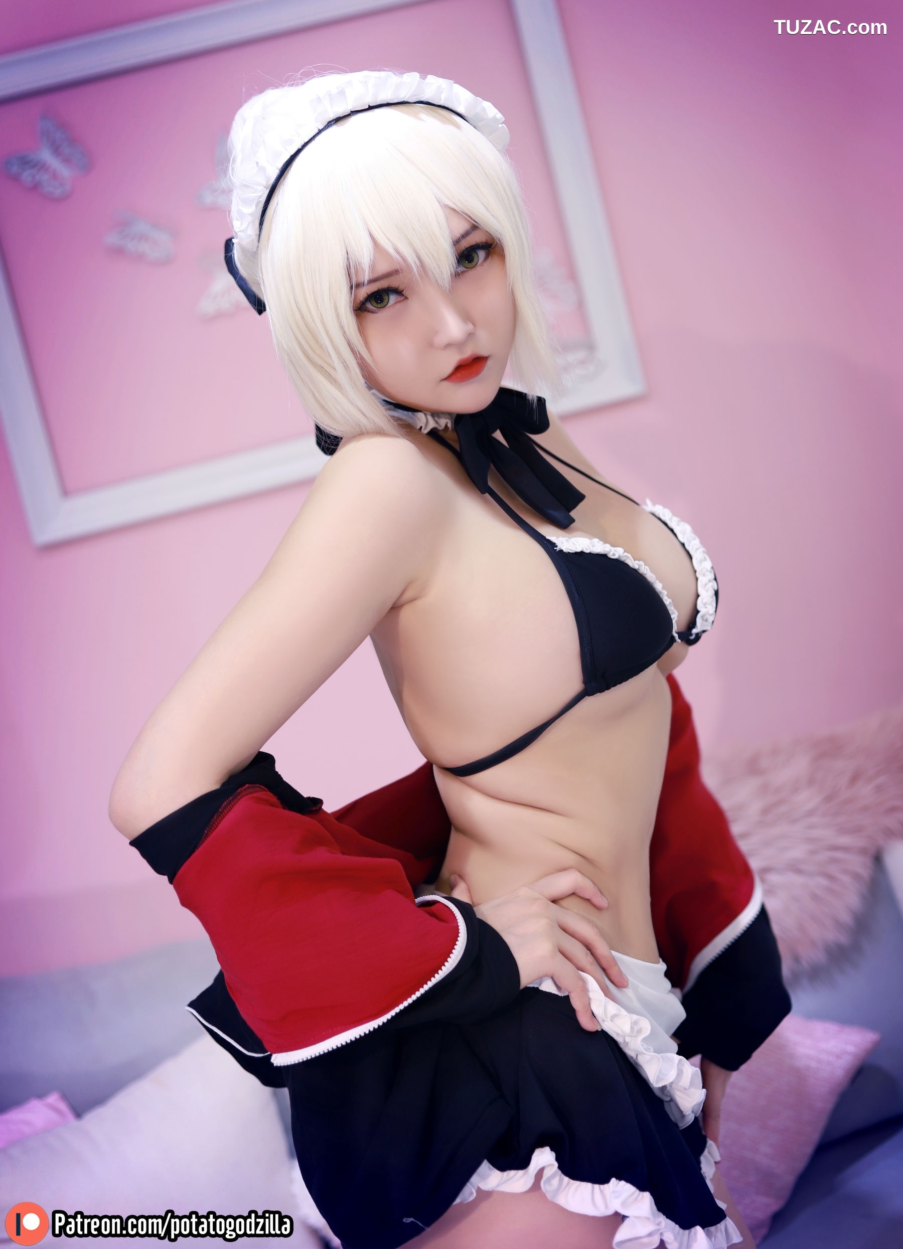 Potato-Godzilla-Saber-女仆装