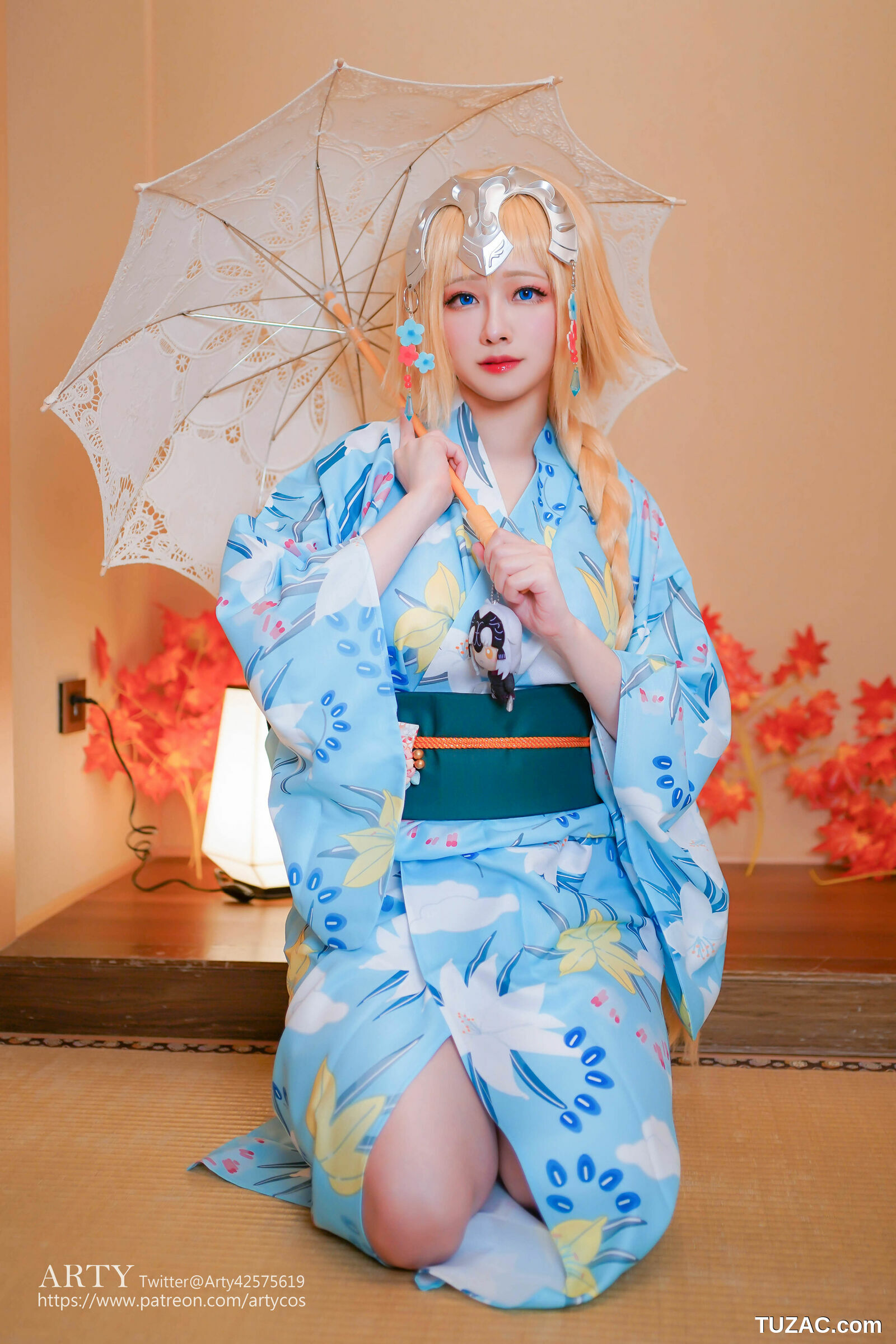 Arty亚缇-Arty-Huang-cosplay-Jeanne-Kimono