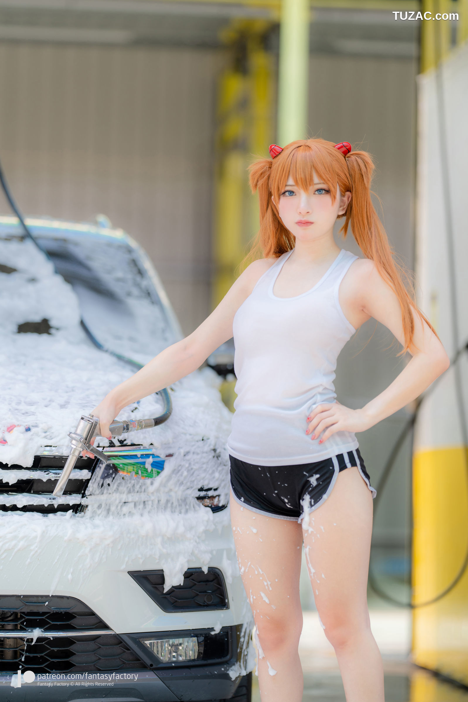 Fantasy-Factory-小丁Ding-明日香-洗车-Asuka-car-wash-2021.11