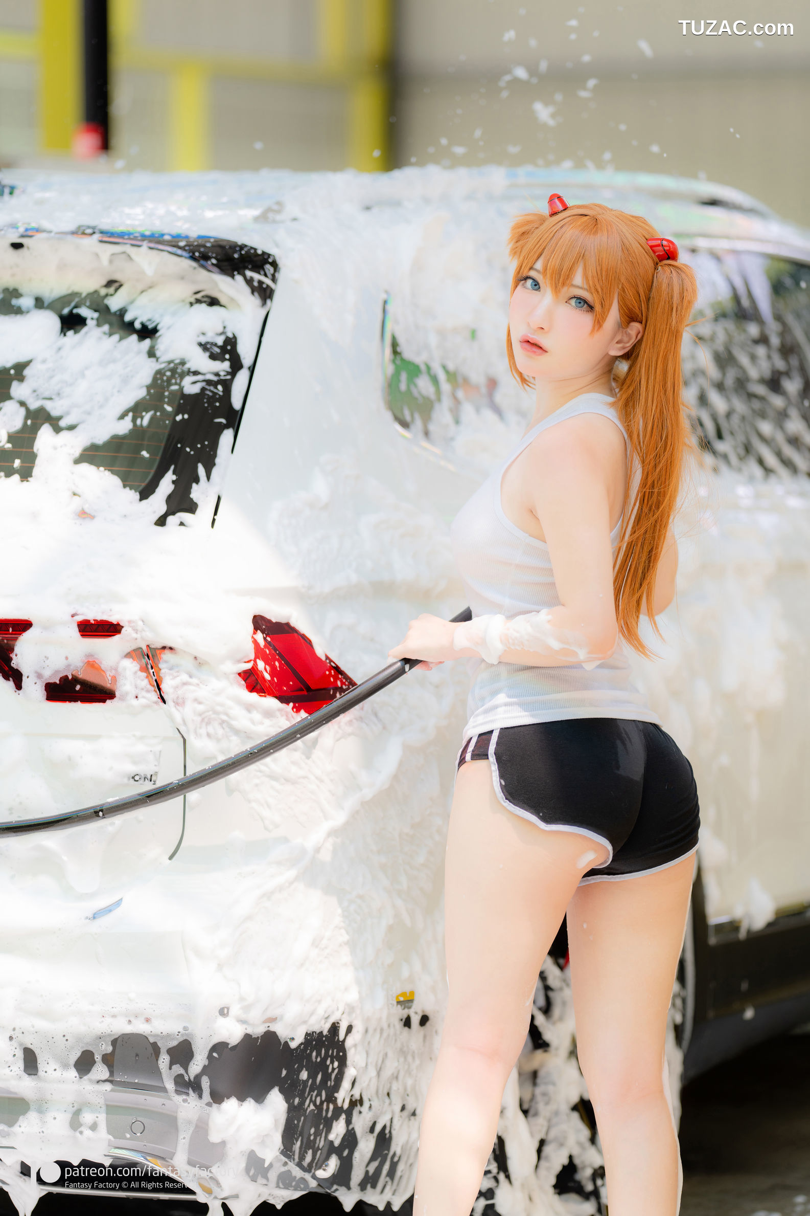 Fantasy-Factory-小丁Ding-明日香-洗车-Asuka-car-wash-2021.11