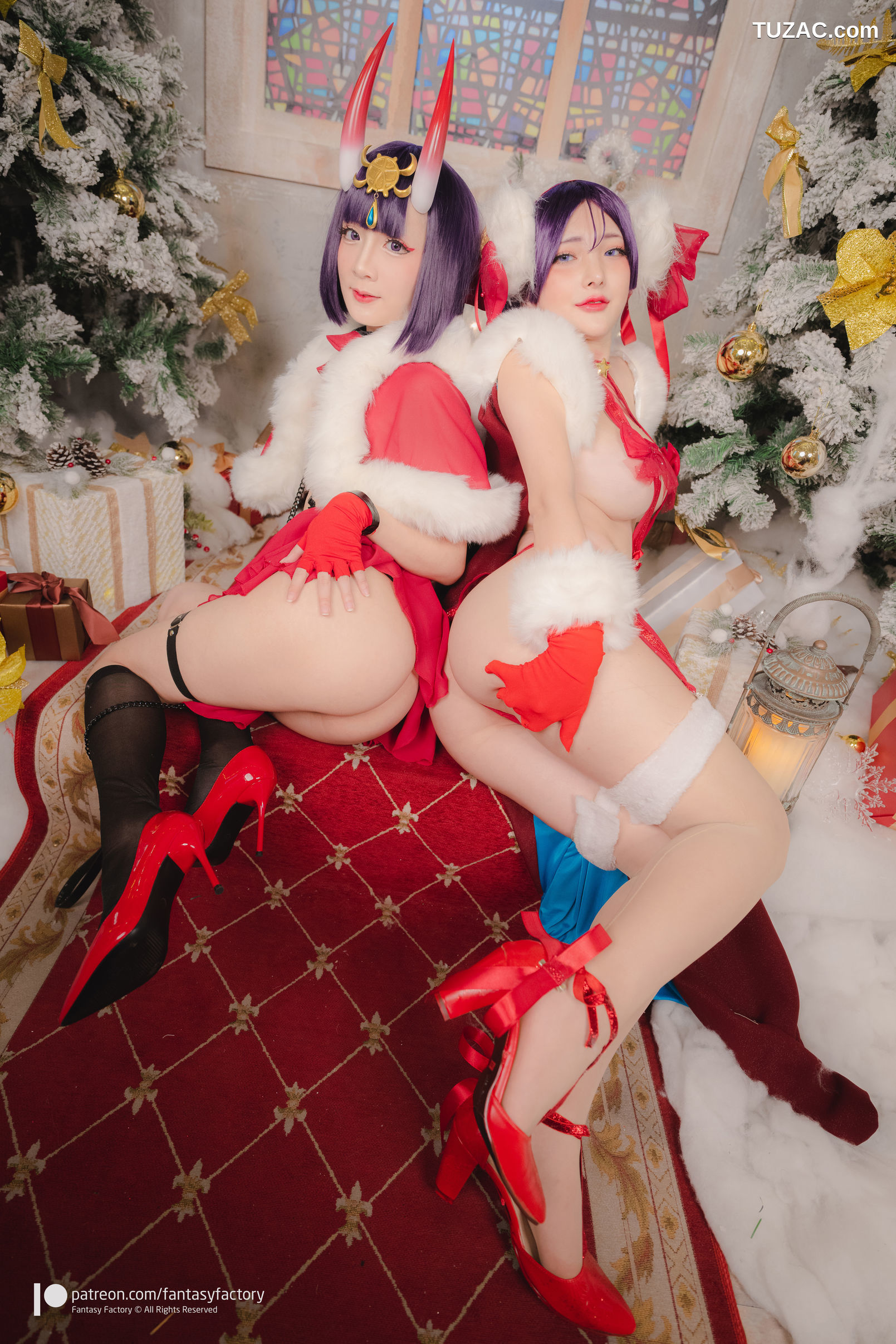 Fantasy-Factory-小丁Ding-赖光与酒吞-圣诞版-Raikou＆Shuten-Christmas-2021.12