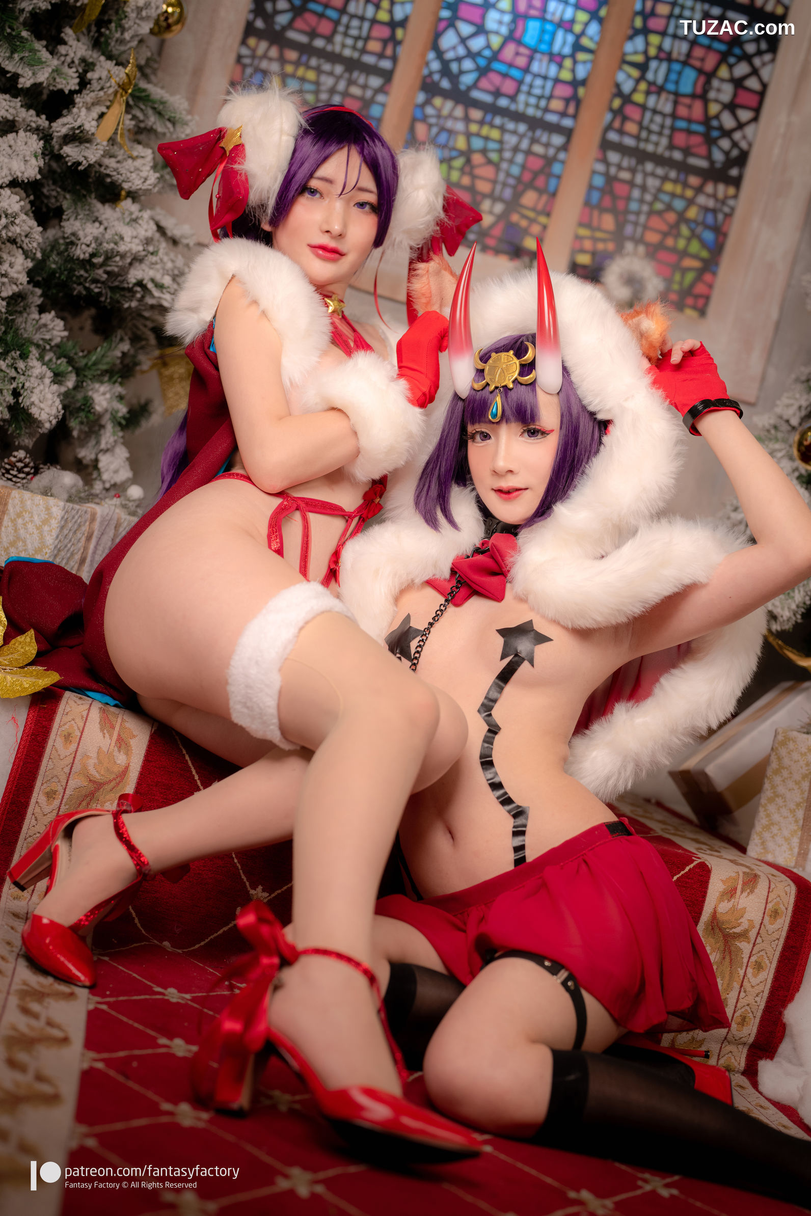 Fantasy-Factory-小丁Ding-赖光与酒吞-圣诞版-Raikou＆Shuten-Christmas-2021.12