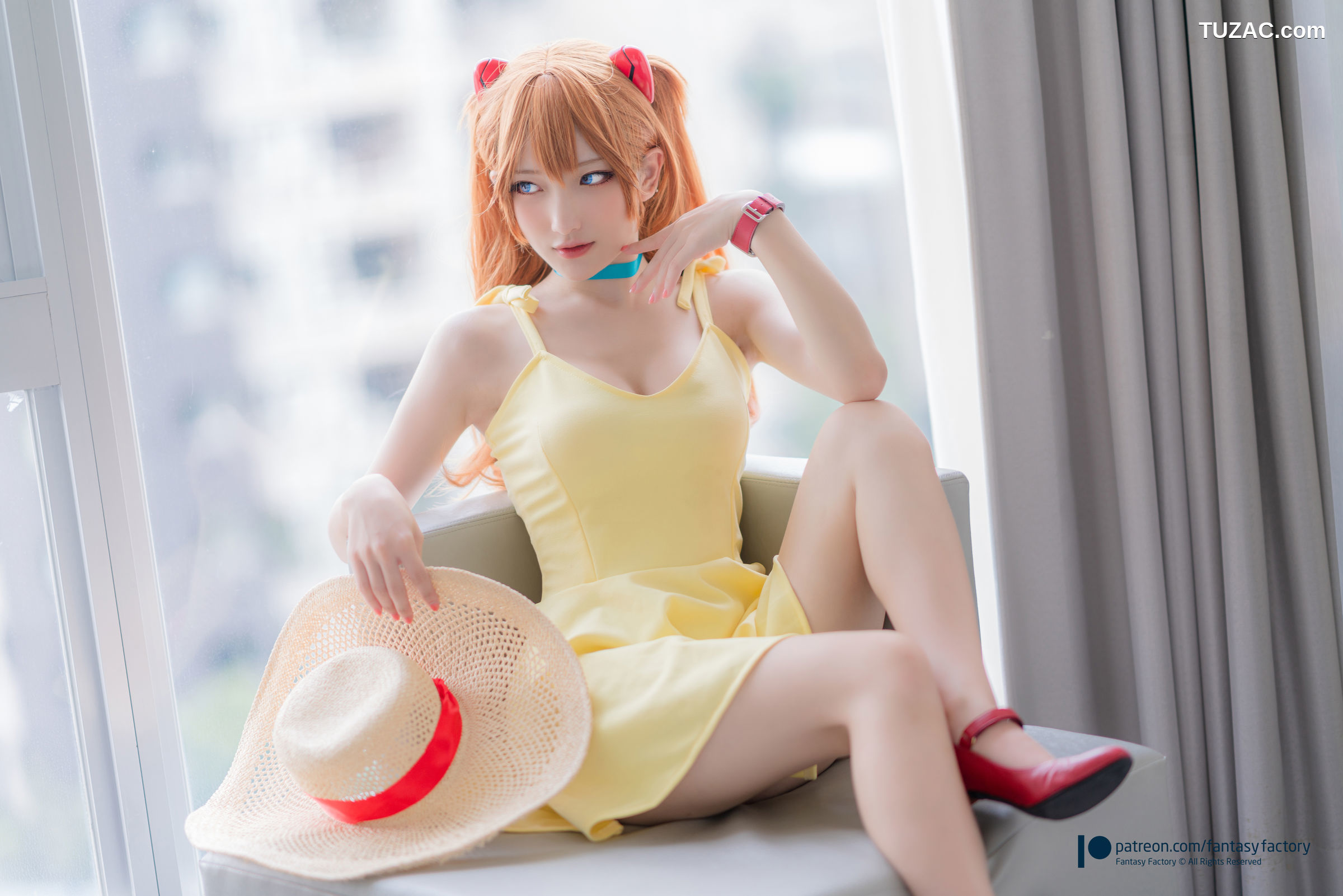 Fantasy-Factory-小丁Ding《Asuka-Yellow-Dress》-明日香黄裙-2020.08