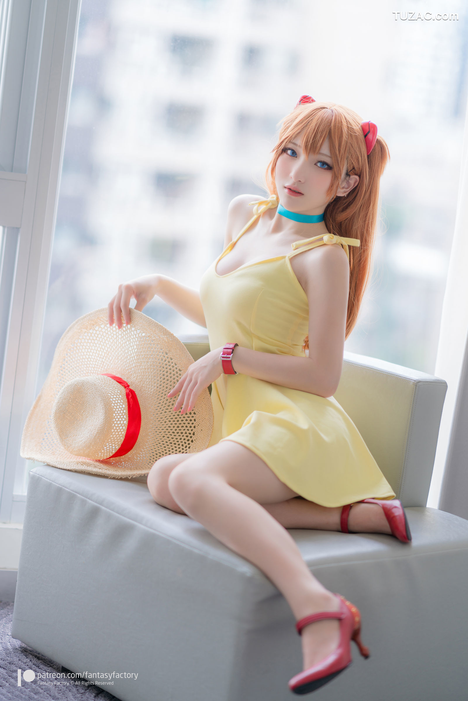 Fantasy-Factory-小丁Ding《Asuka-Yellow-Dress》-明日香黄裙-2020.08