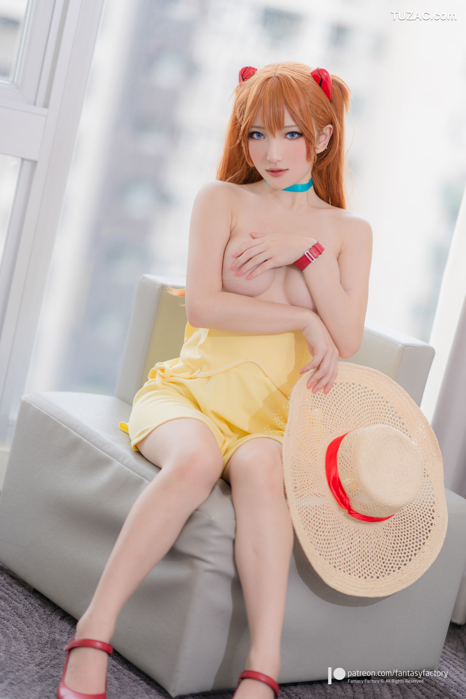 Fantasy-Factory-小丁Ding《Asuka-Yellow-Dress》-明日香黄裙-2020.08