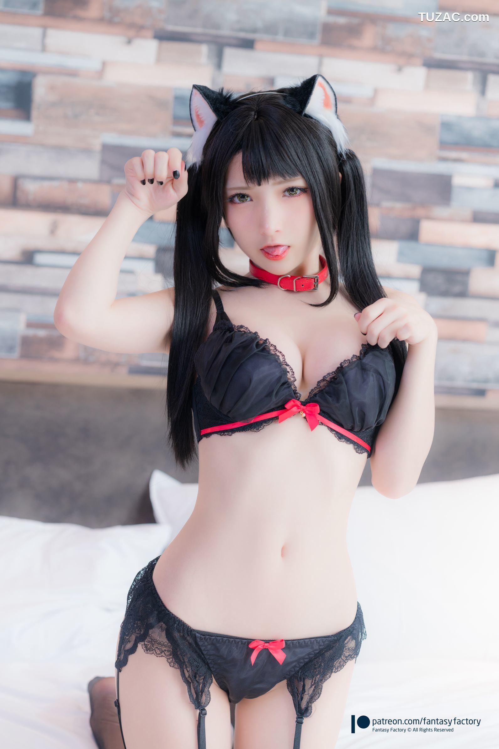 Fantasy-Factory-小丁Ding《Black-cat-underwear》-黑猫女内衣-2020.09