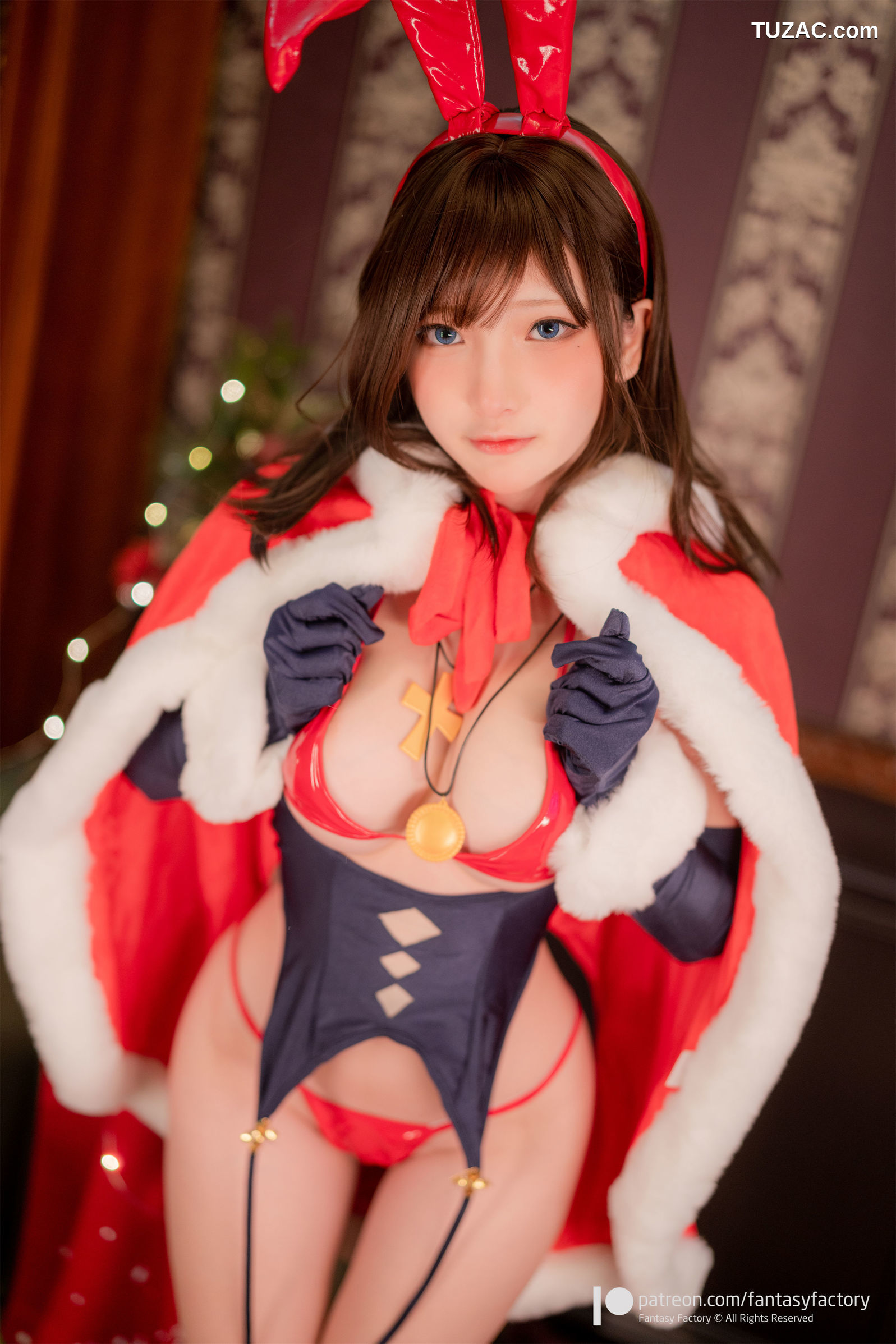 Fantasy-Factory-小丁Ding《Christmas-Gift-for-TierX》-圣诞兔女郎-2020.12