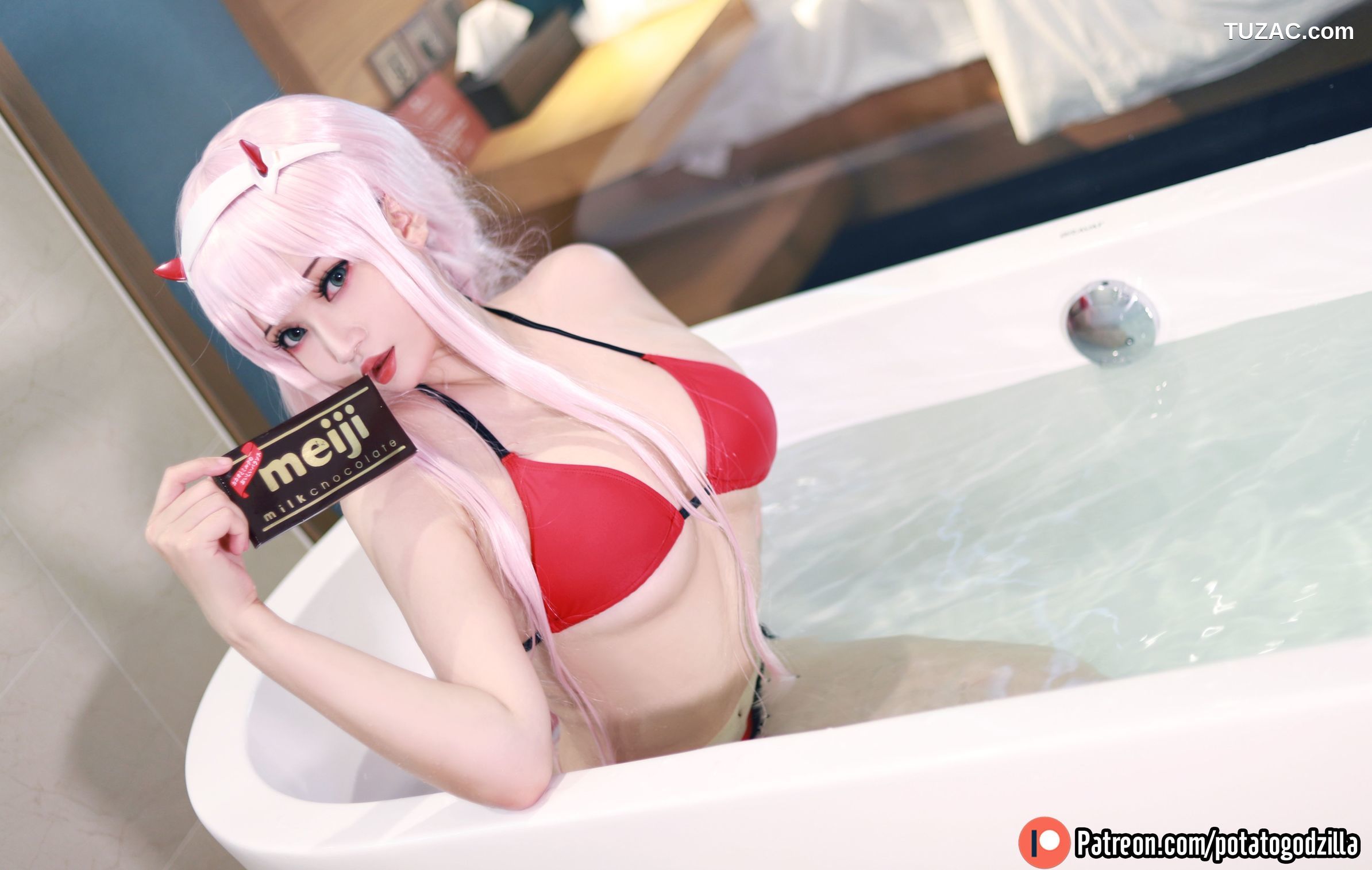 Potato-Godzilla-Zero-Two-Bikini