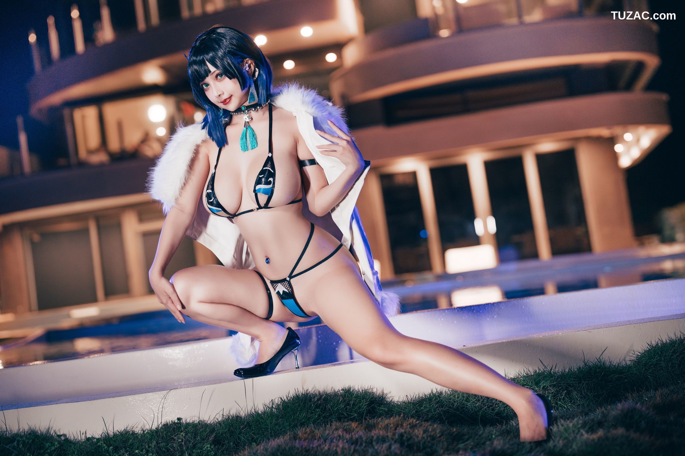 沖田凛花-Okita-Rinka-夜阑-Yelan-Swimsuit