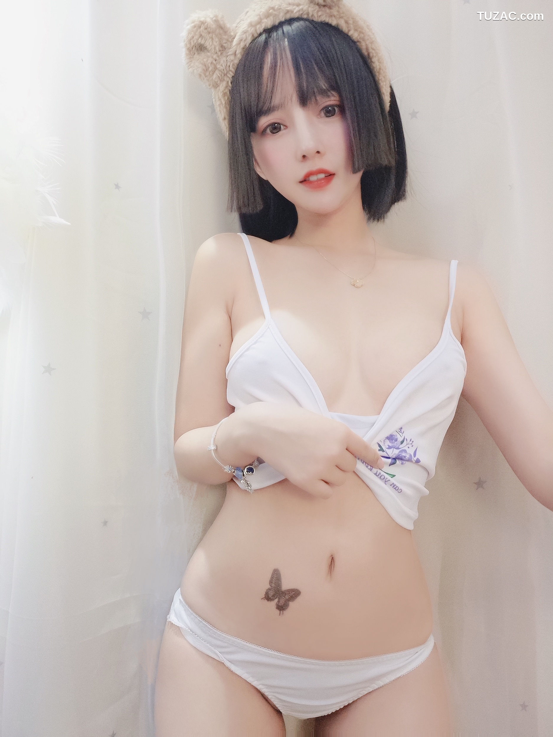 过期米线线喵-吊带白色