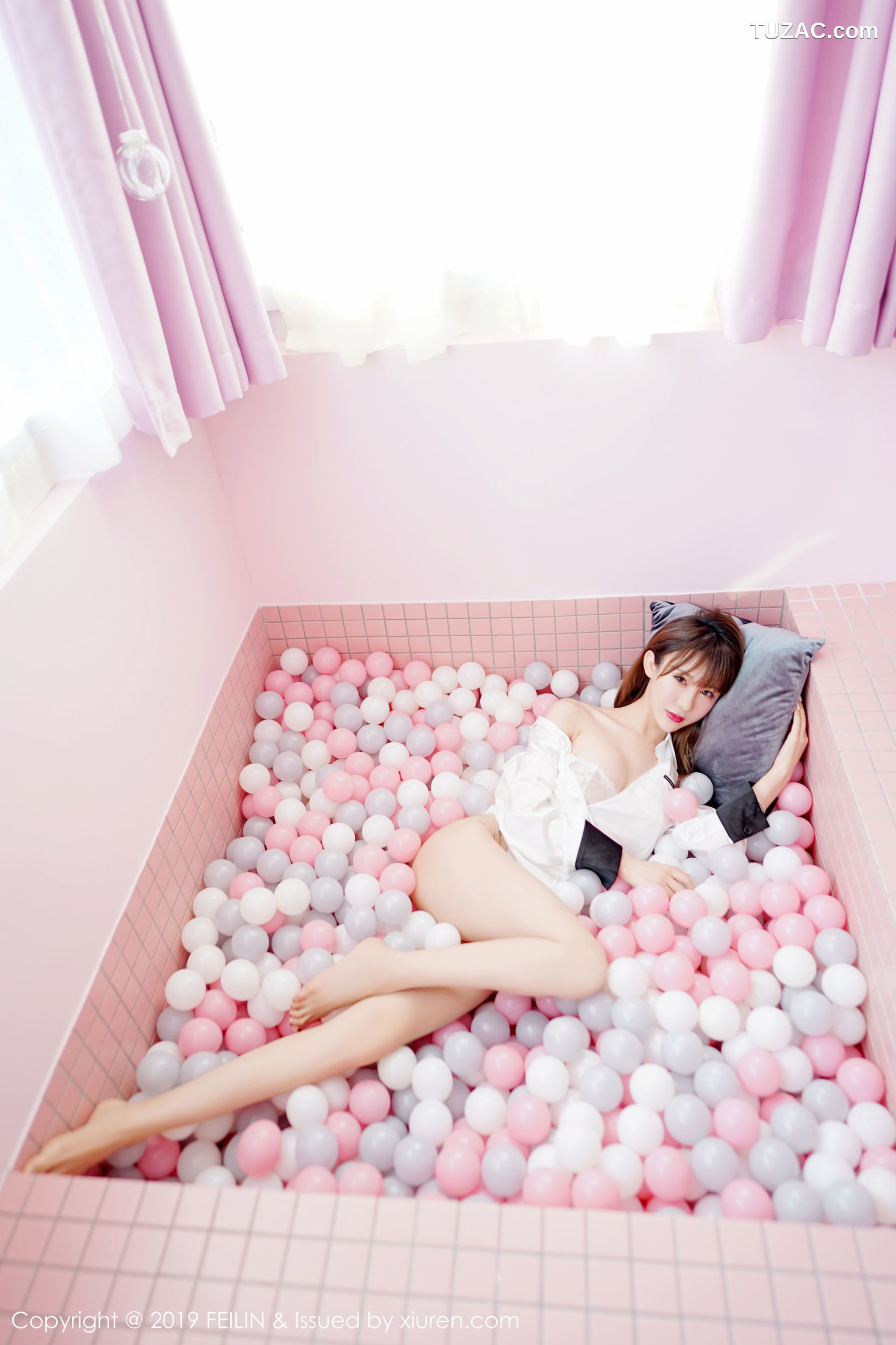 FeiLin嗲囡囡-214-程梓-《清甜靓丽-苗条有致的美女》-2019.11.11