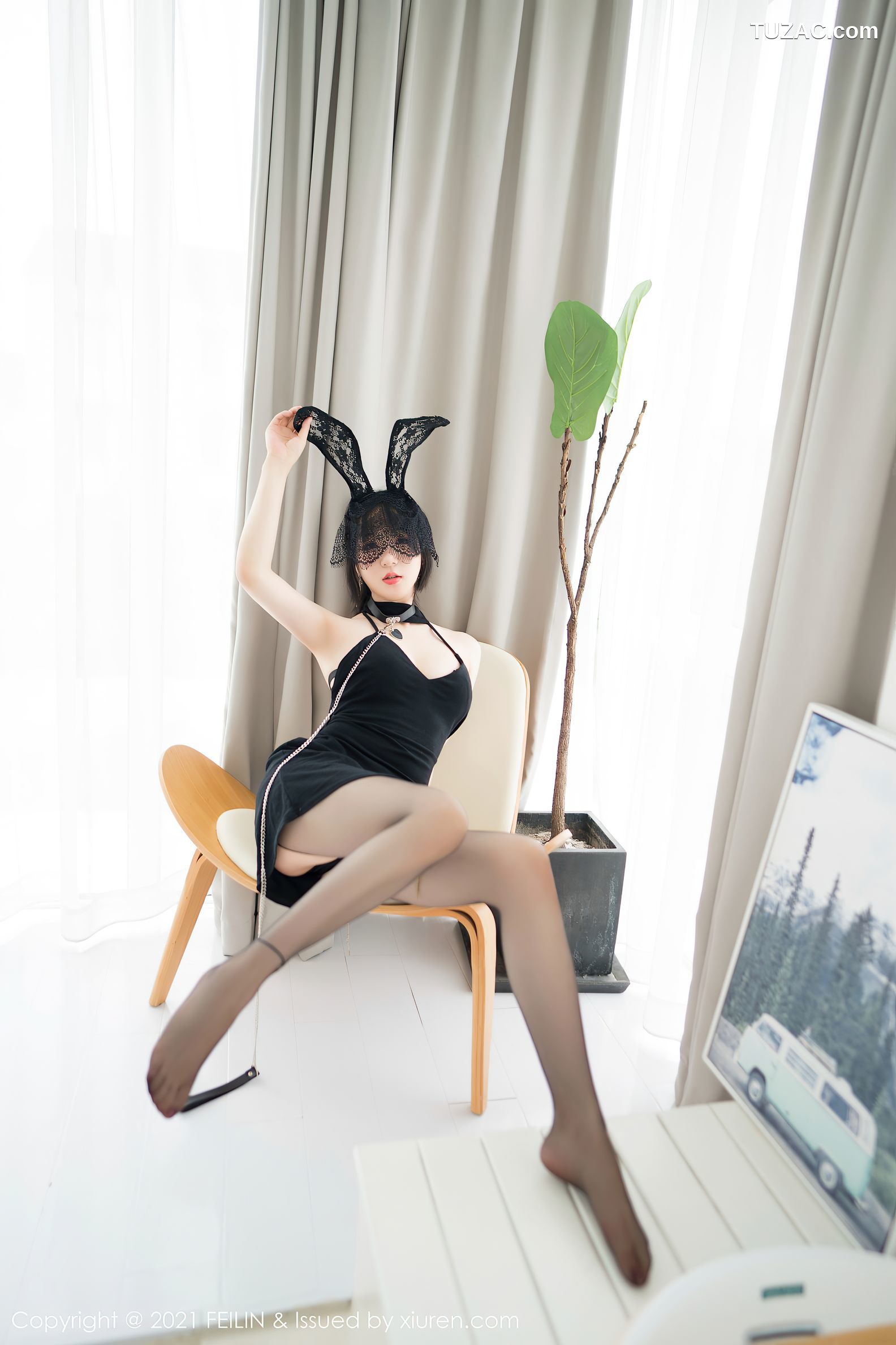 FeiLin嗲囡囡-405-龙女宝宝-兔女郎黑丝-2021.07.22