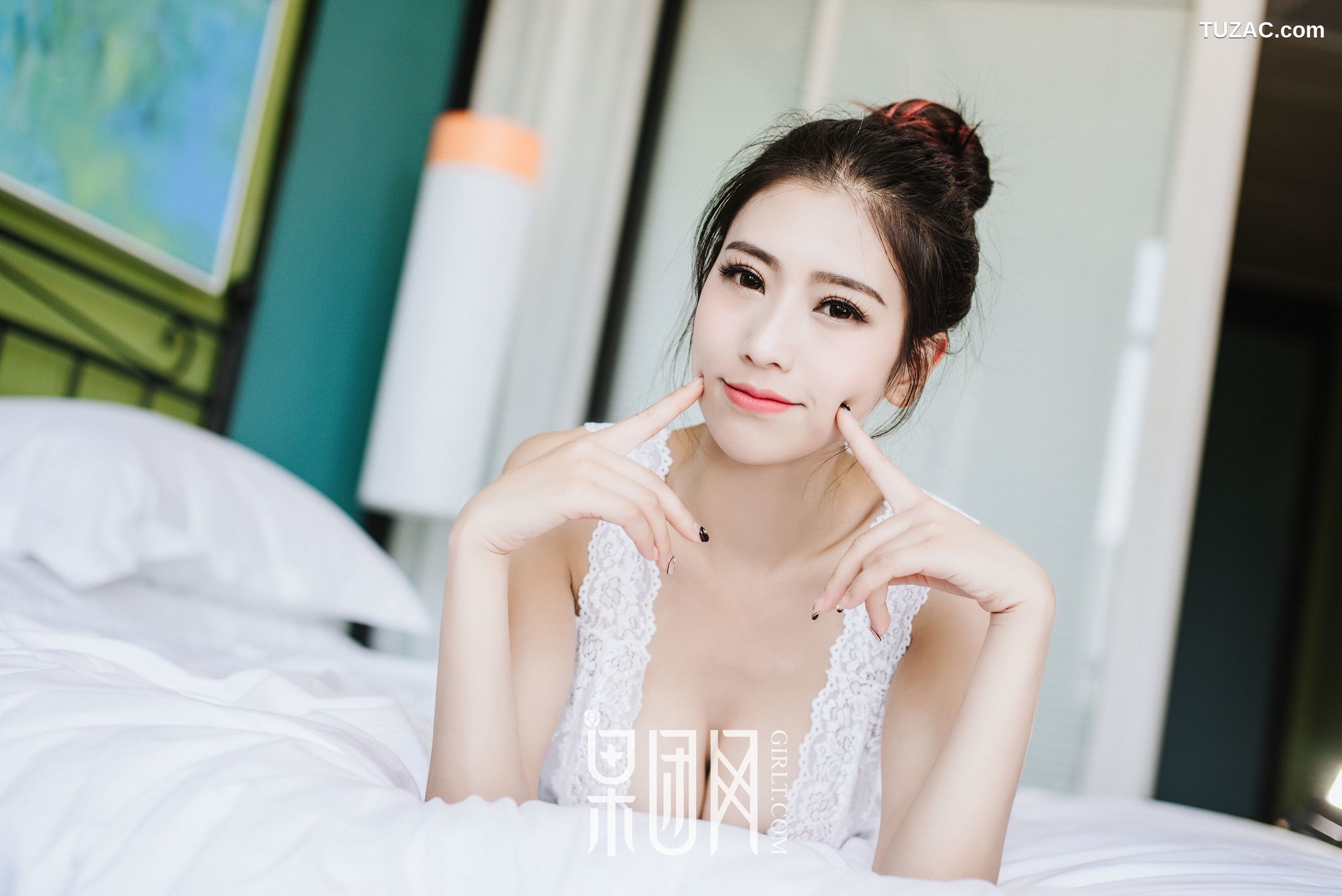 GIRLT果团网-040-通灵儿-长腿嫩模-34D酥胸