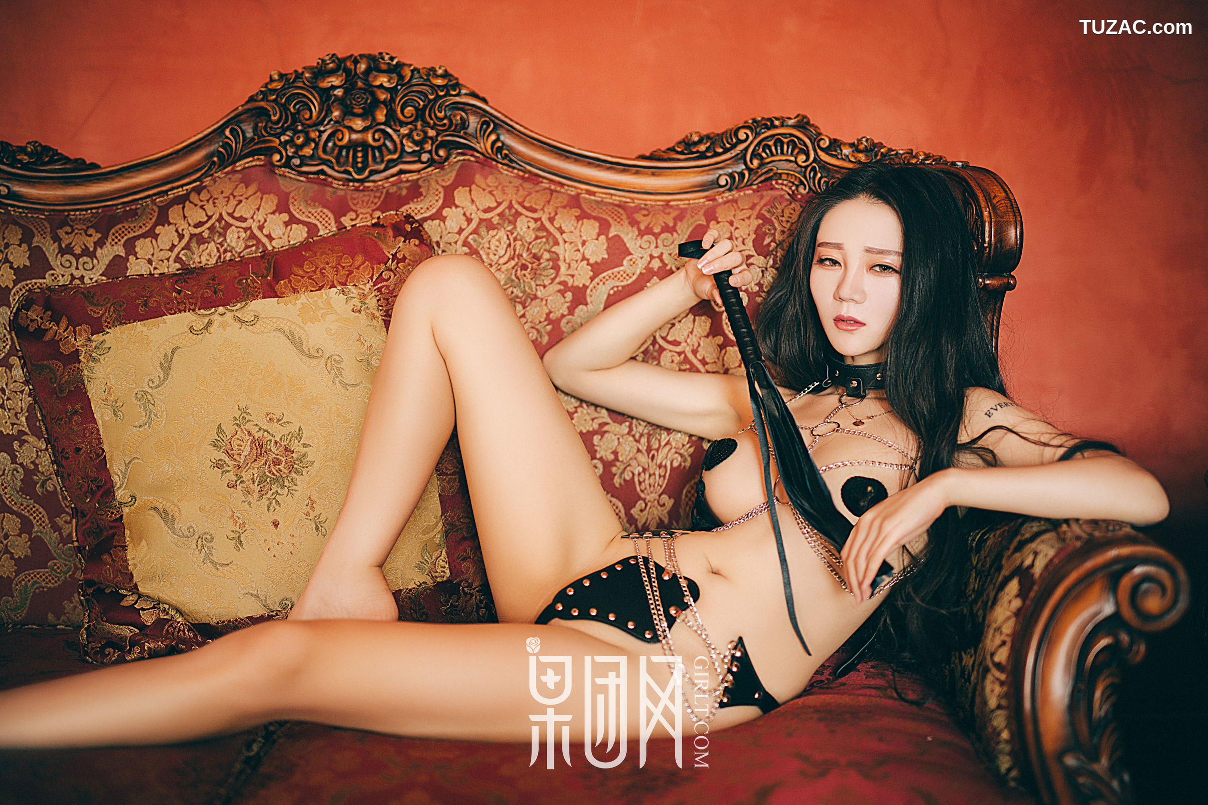 GIRLT果团网-098-莫雅琪-真全裸-真空上阵三点难遮-铁索SM尺度之最