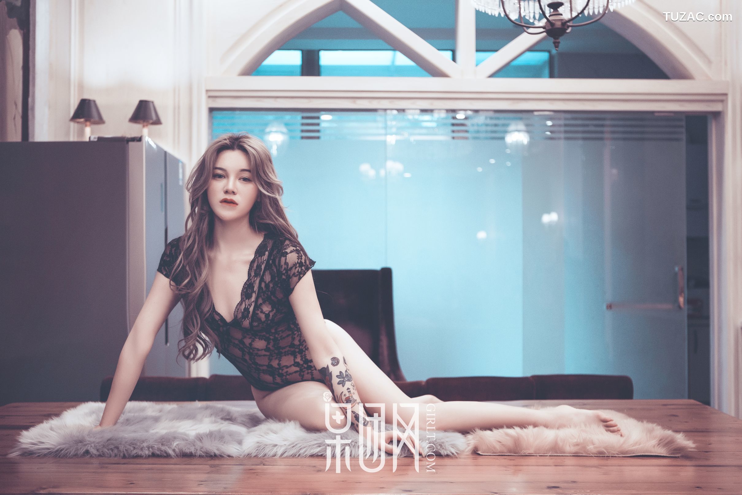 GIRLT果团网-110-小白-蕾丝透视-性感妩媚