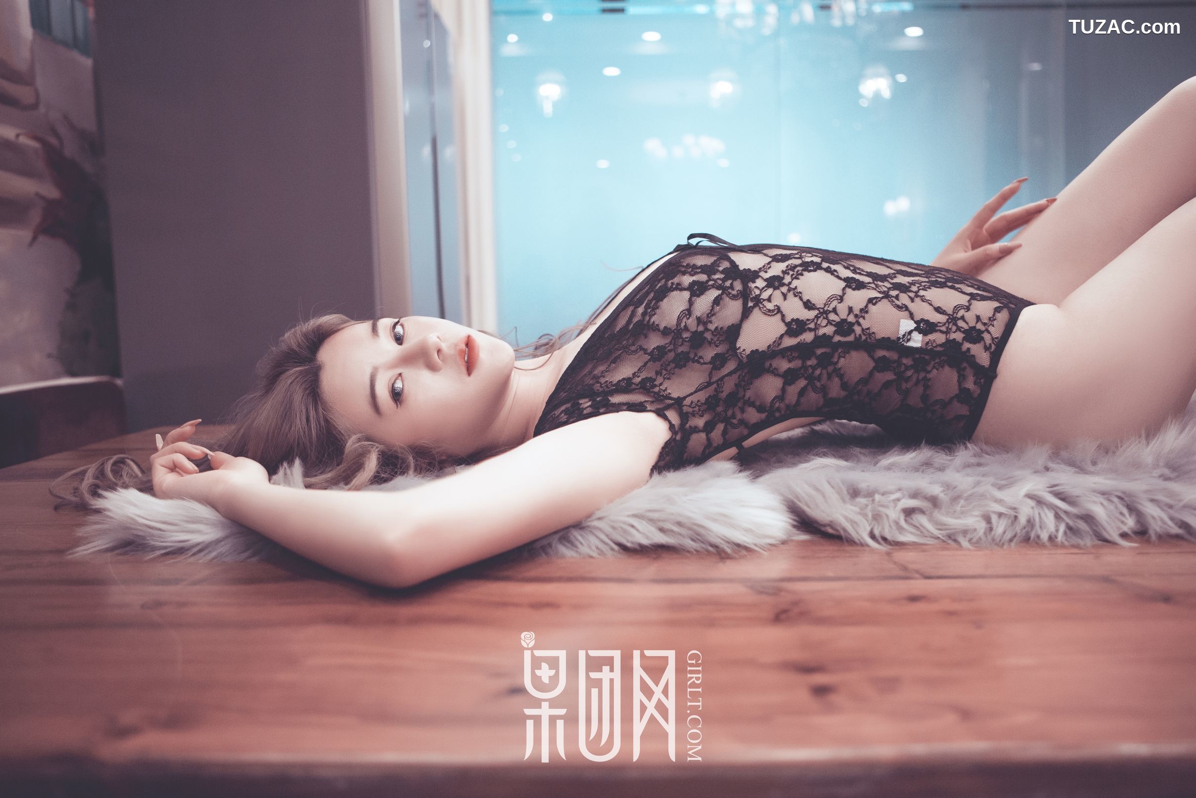 GIRLT果团网-110-小白-蕾丝透视-性感妩媚