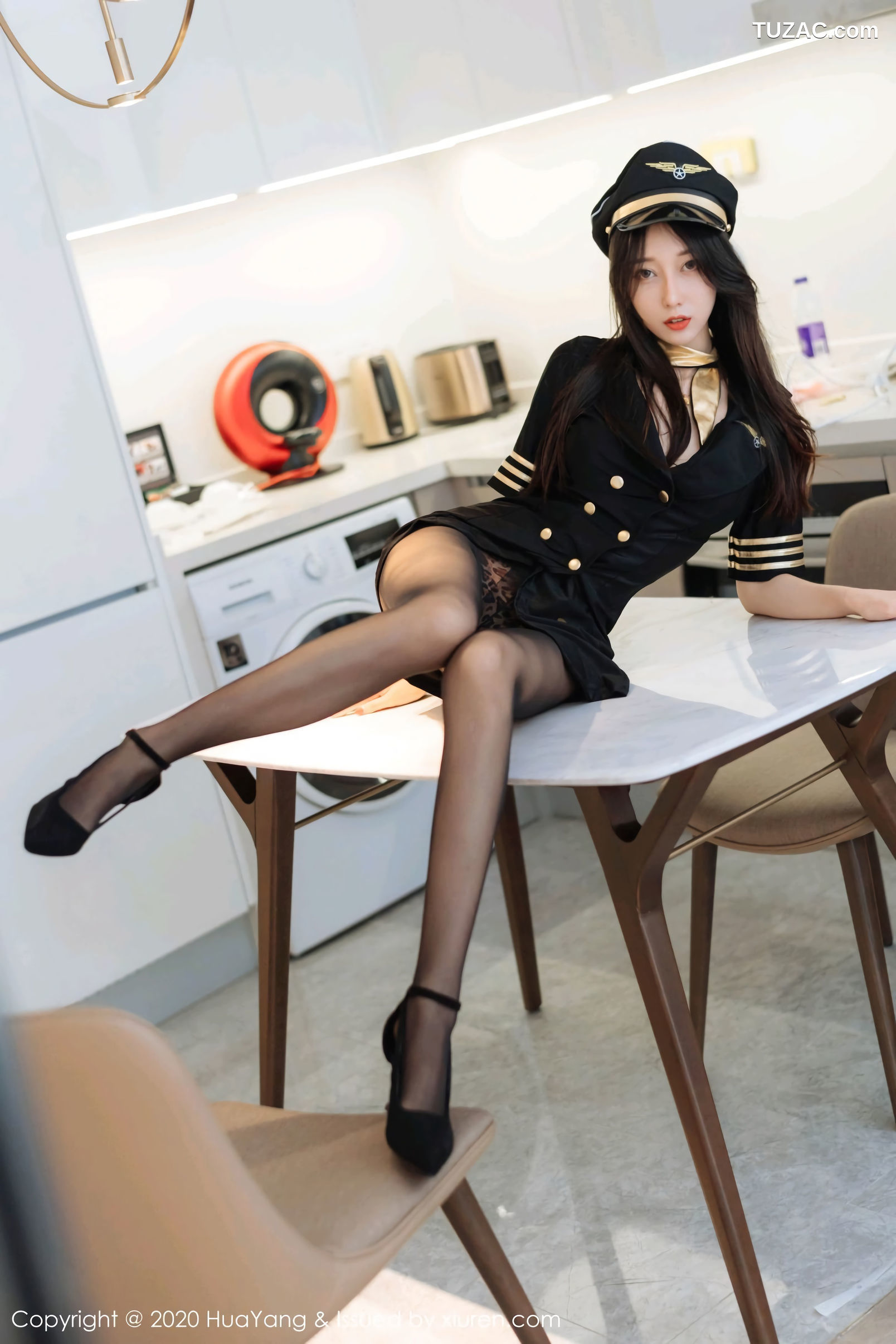 HuaYang花漾-269-玥儿玥er-性感帅气的机长制服