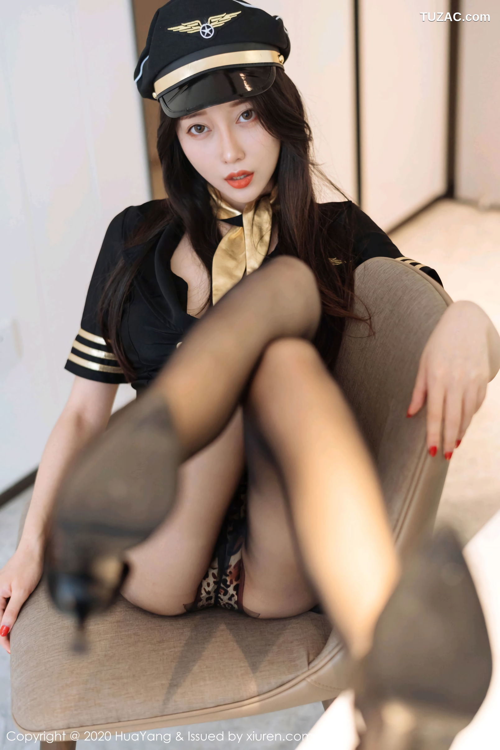 HuaYang花漾-269-玥儿玥er-性感帅气的机长制服