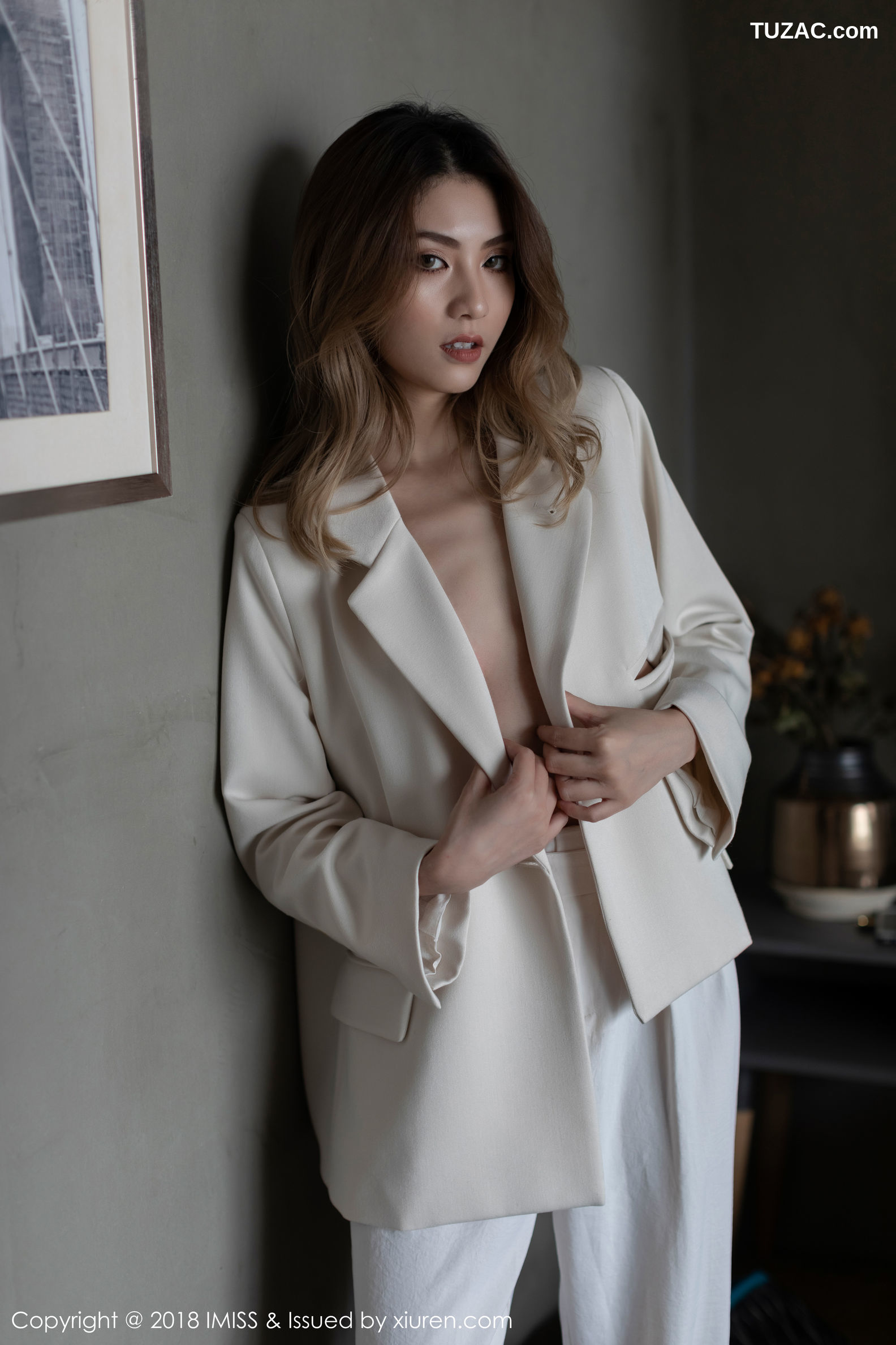 IMiss爱蜜社-304-Arlie-紫色蕾丝内衣