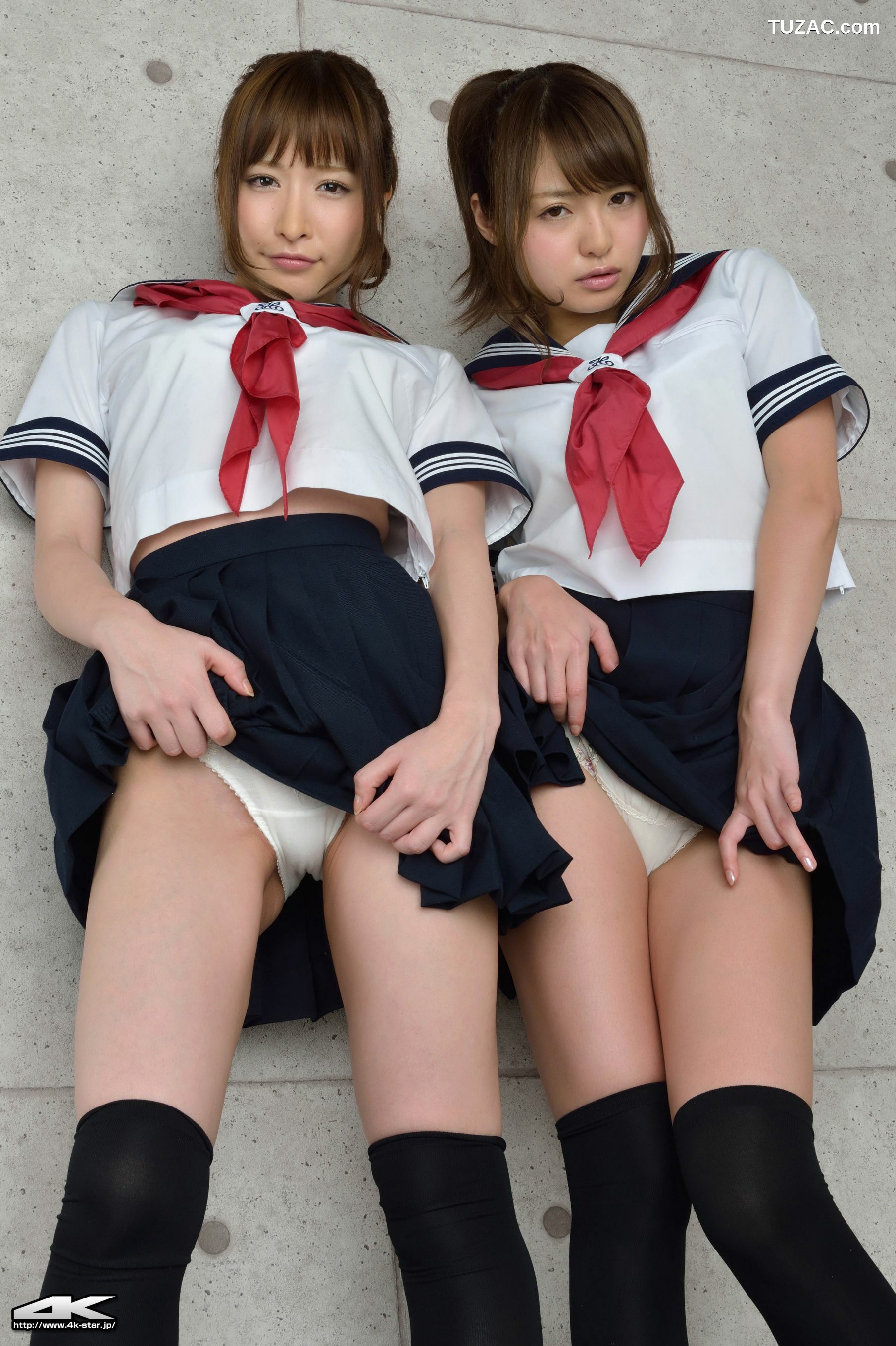 4K-STAR_ NO.00109 Yoshimi sisters 吉見姐妹 School Girl 学生装 写真集[85P]