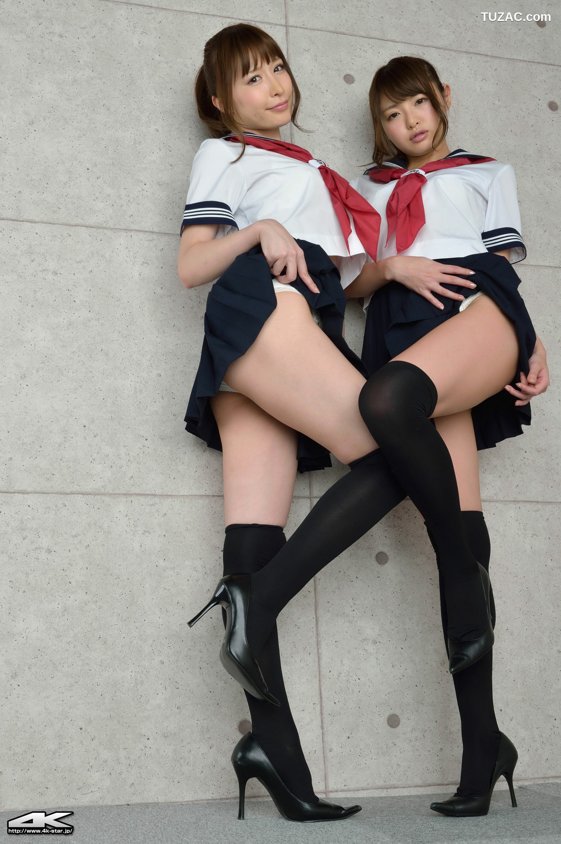 4K-STAR_ NO.00109 Yoshimi sisters 吉見姐妹 School Girl 学生装 写真集[85P]